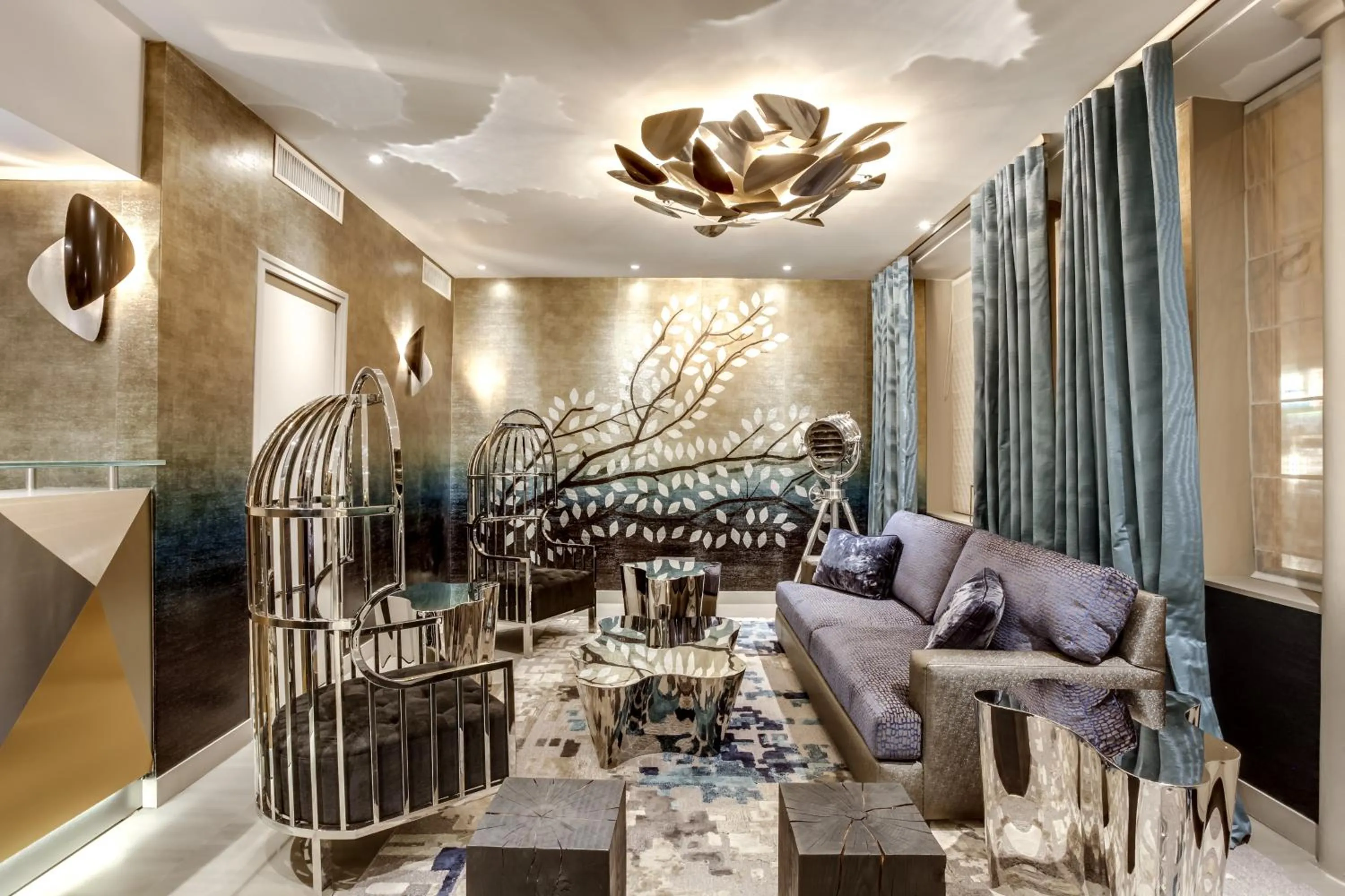 Lobby or reception in Hotel d'Amiens