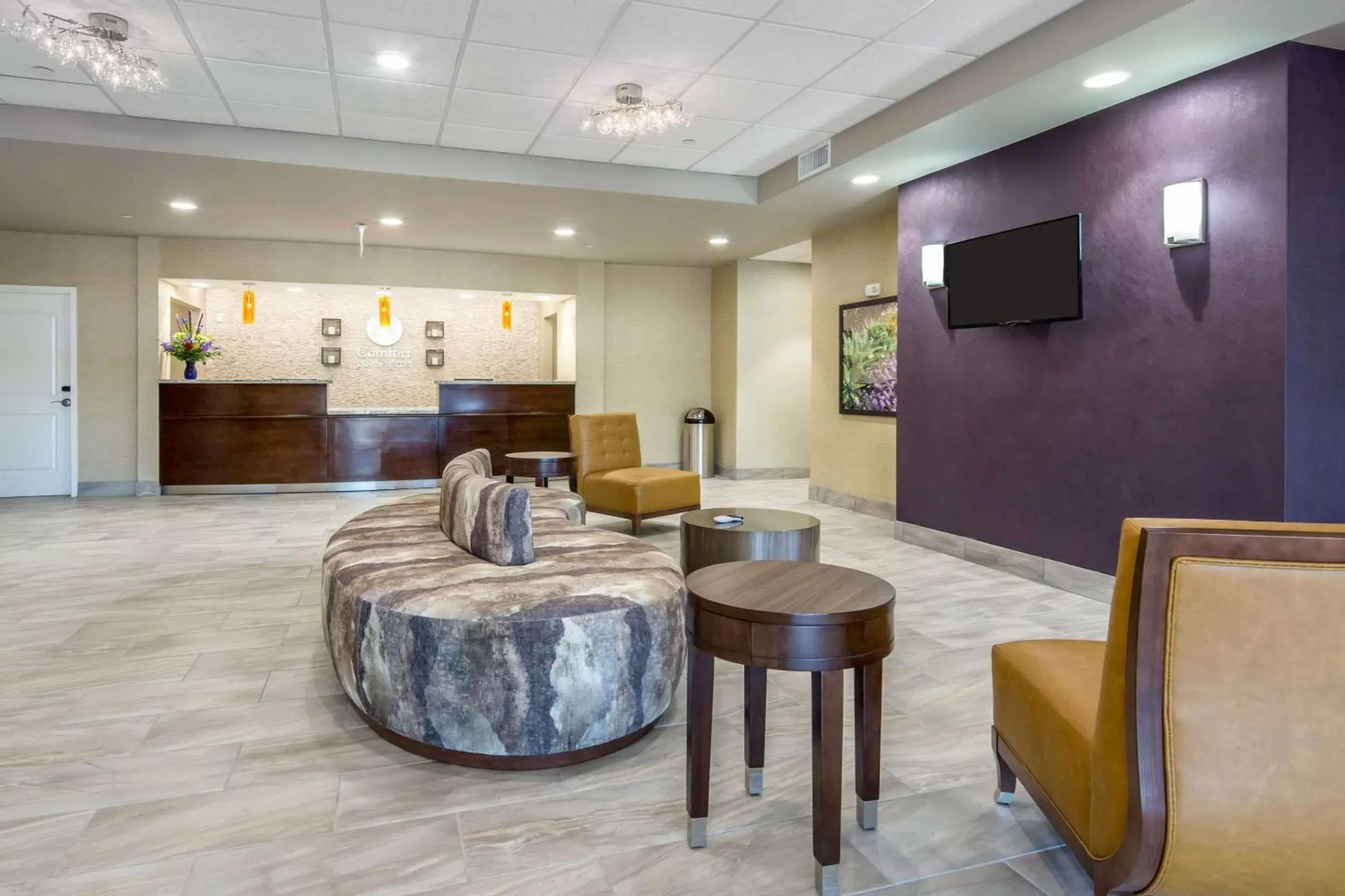 Lobby or reception in Comfort Inn & Suites Lovington