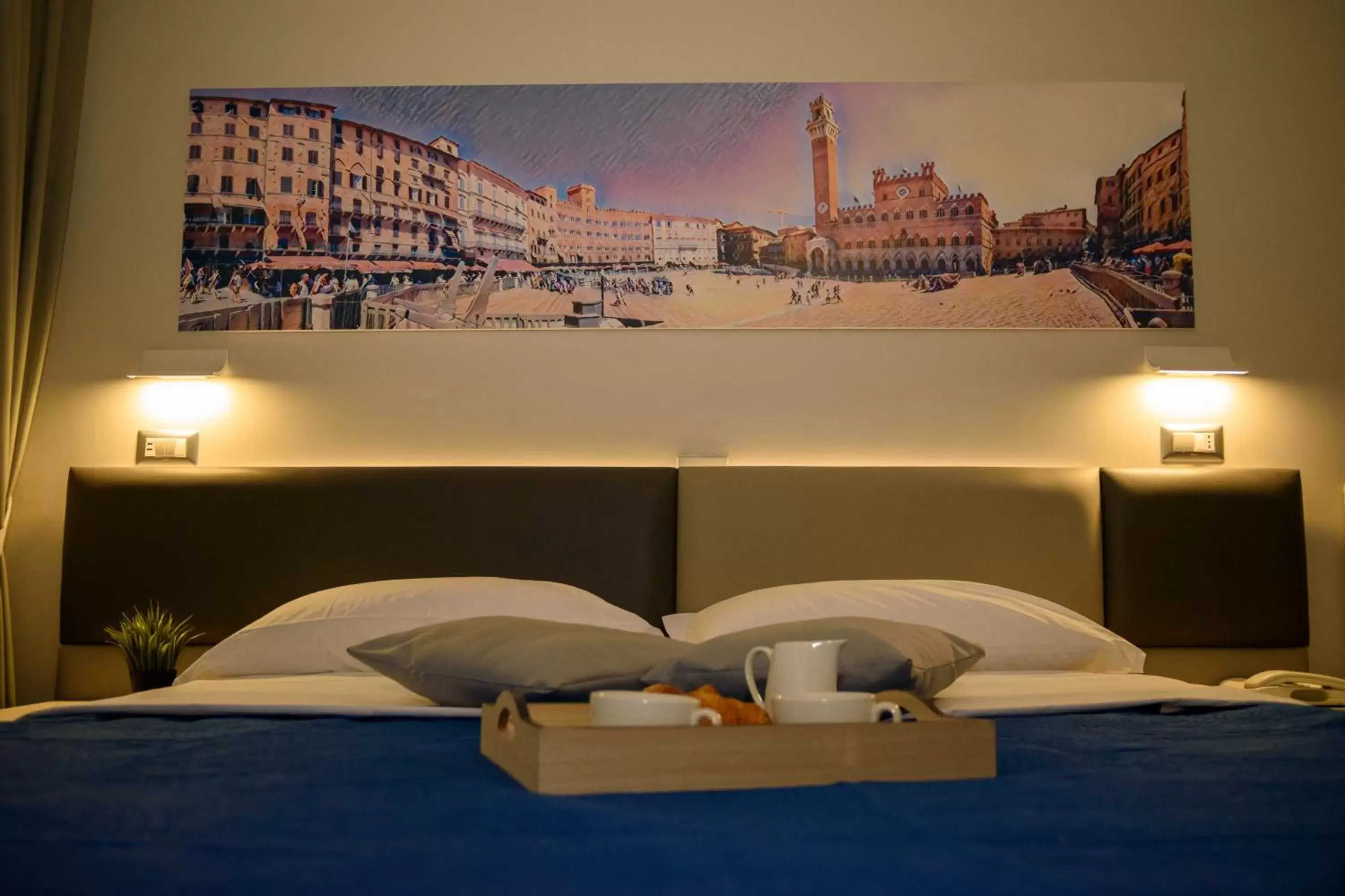 Bed in Hotel Anna Siena Nord