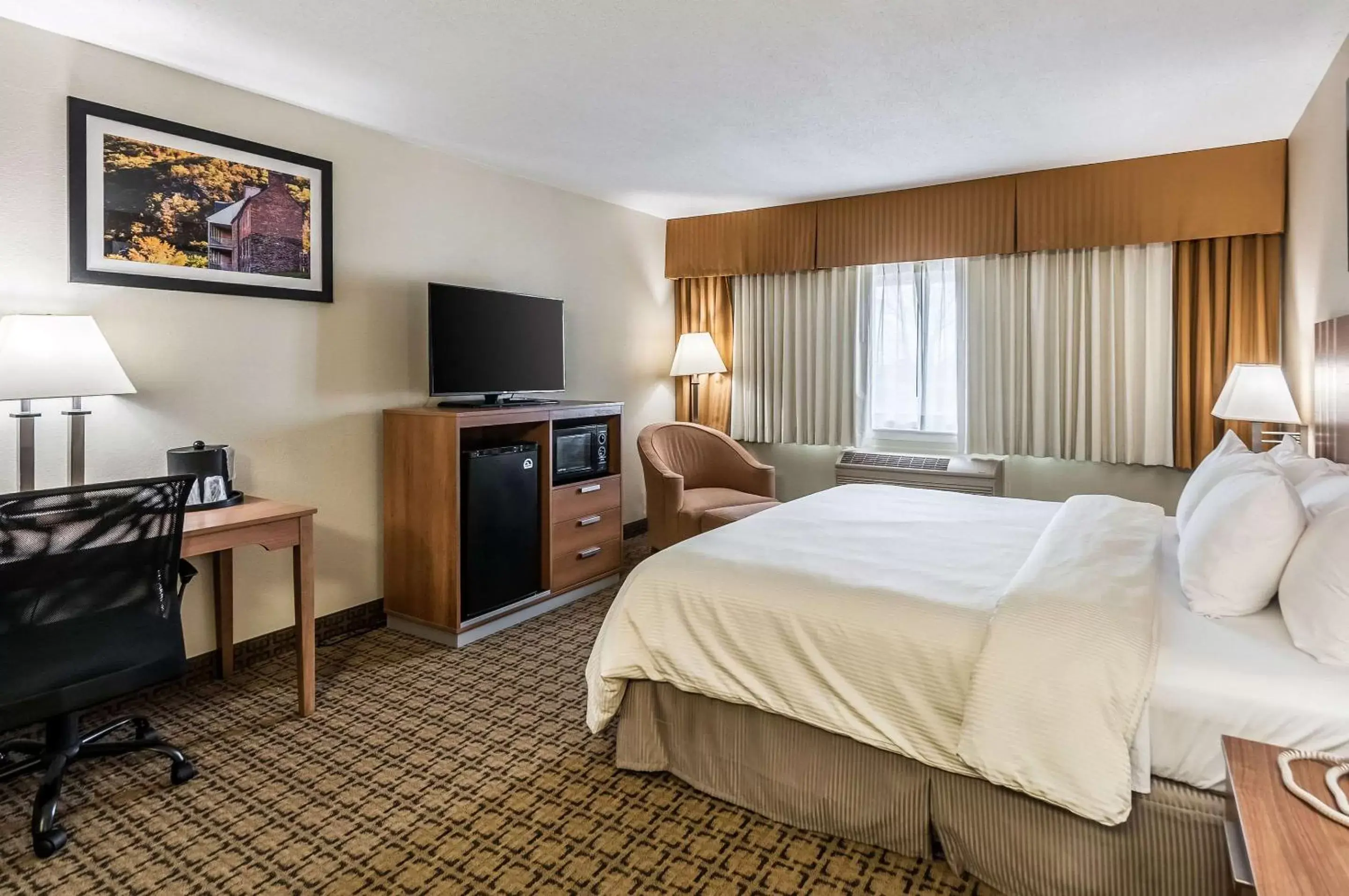 Photo of the whole room, Bed in Clarion Inn Harpers Ferry-Charles Town