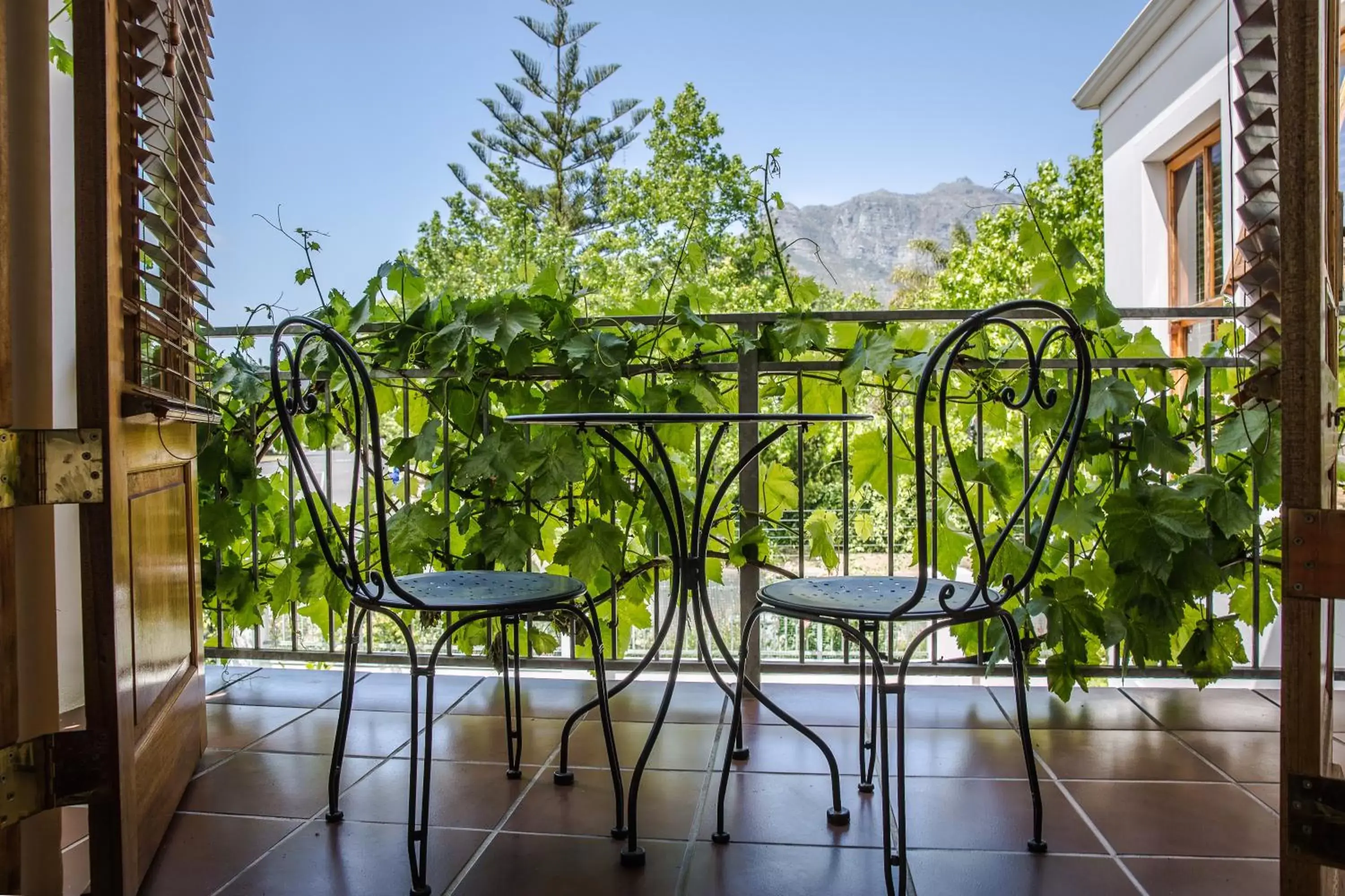 Balcony/Terrace in Penelope's Stellenbosch