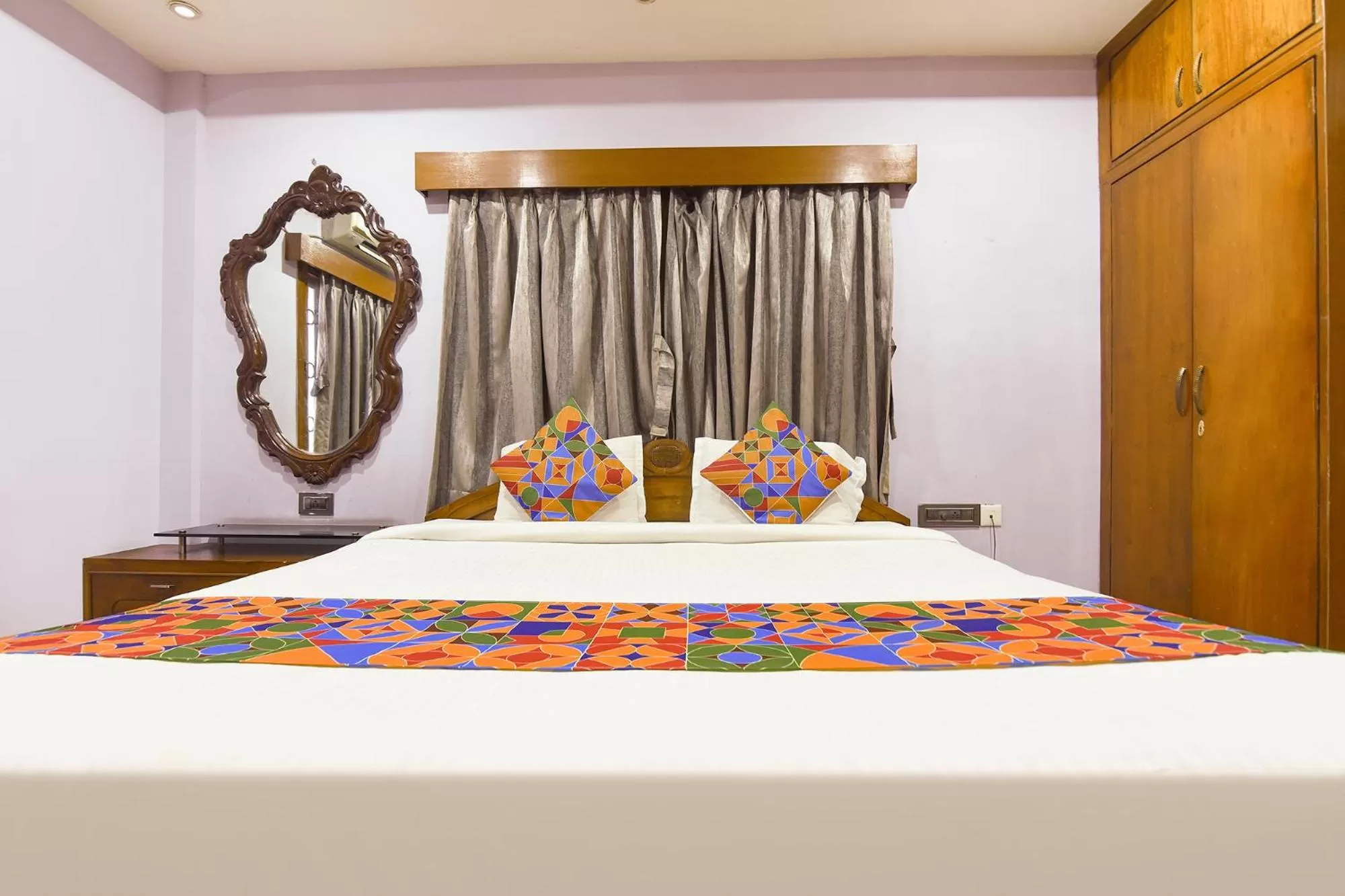 Bed in FabHotel The Eden Ruby