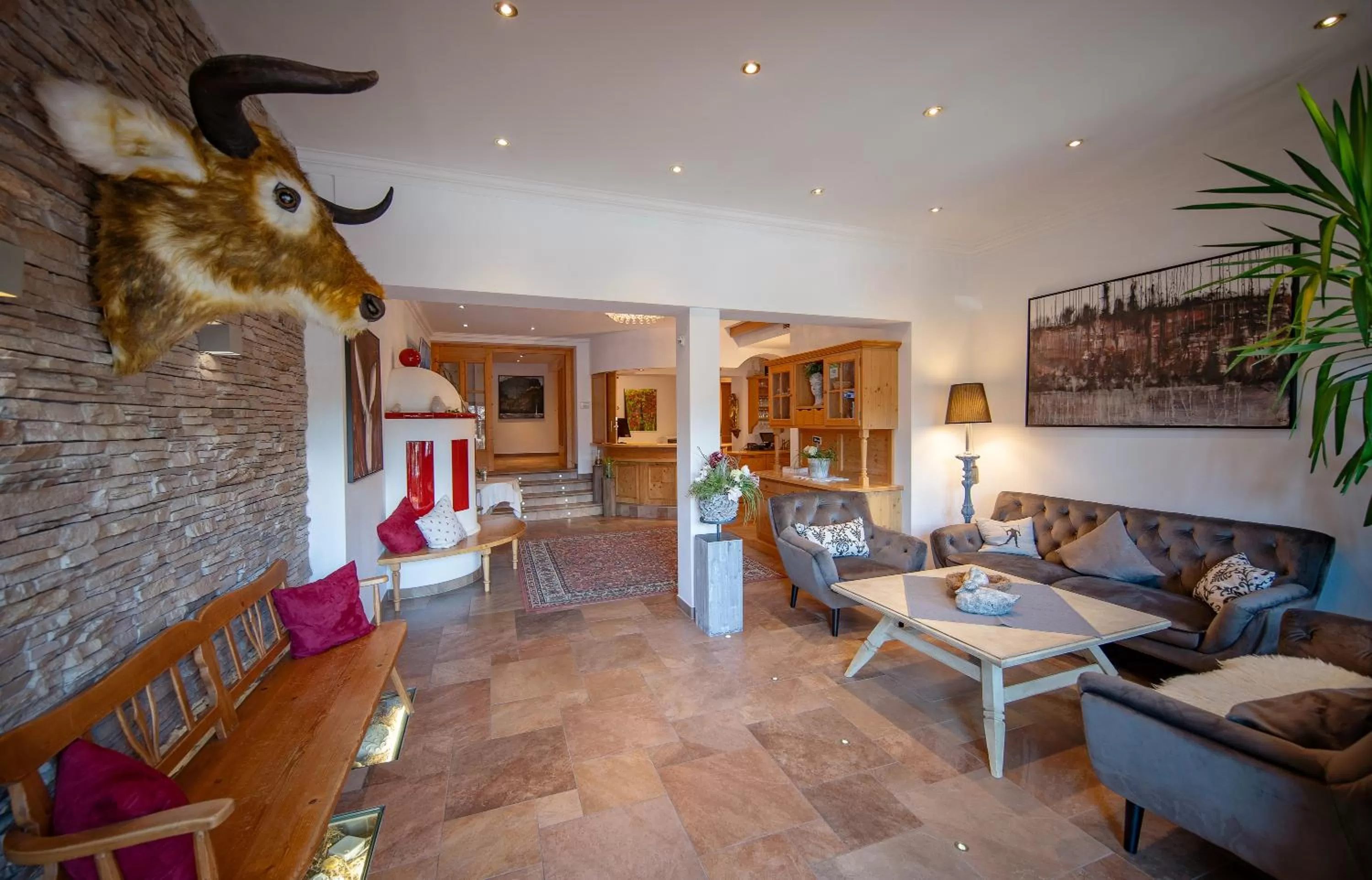 Lobby or reception in Hotel Der Schmittenhof