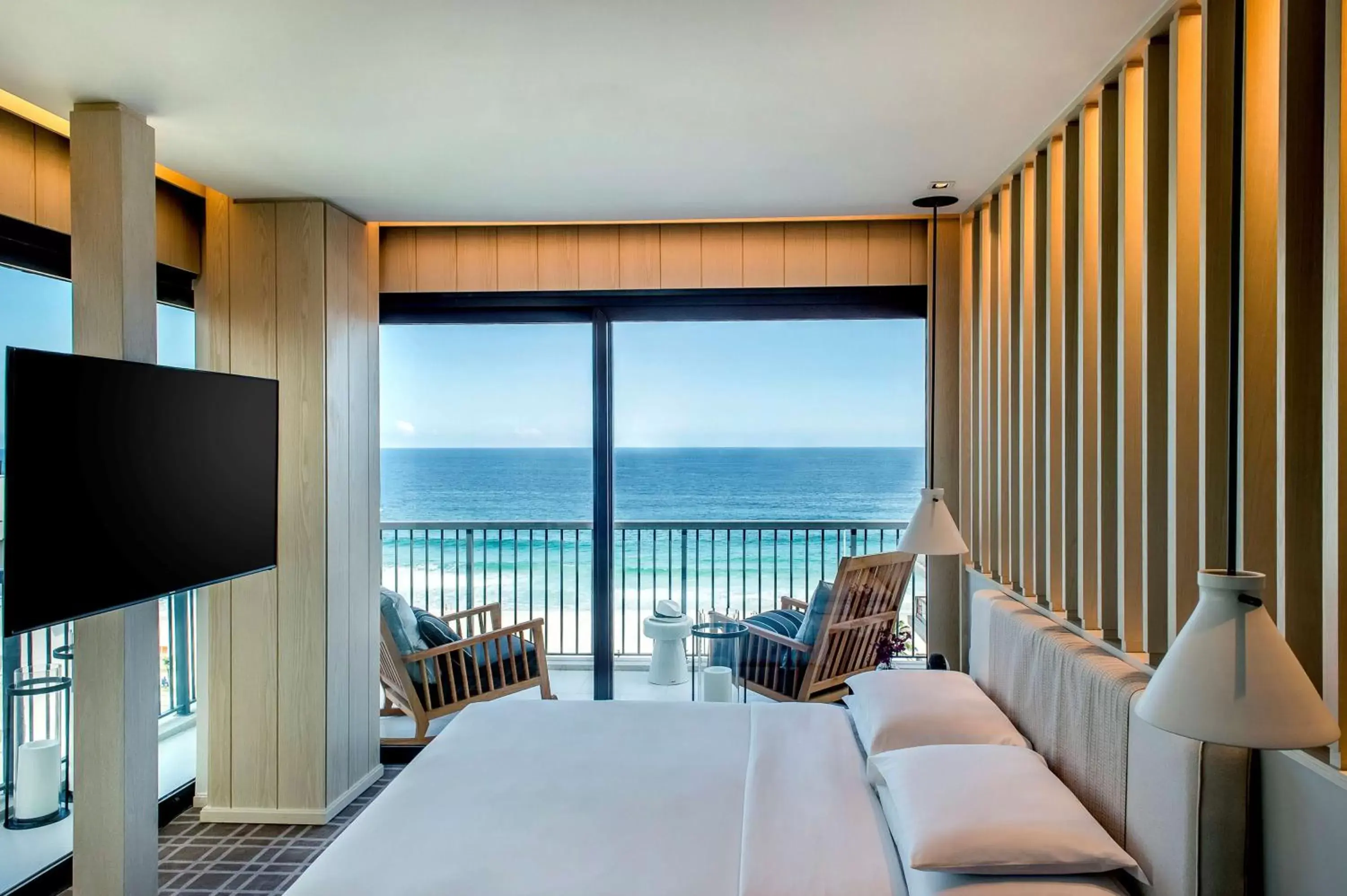 Bed, Sea View in Grand Hyatt Rio de Janeiro