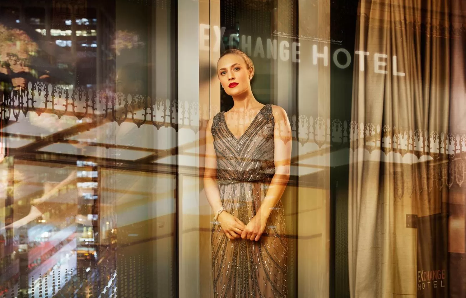 People in EXchange Hotel Vancouver