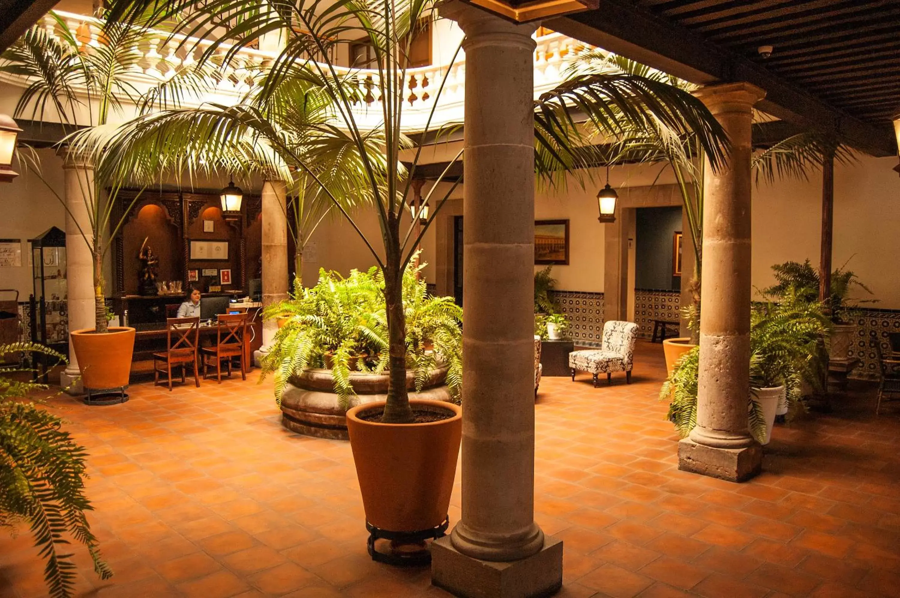 Lobby or reception in Hotel Casino Morelia