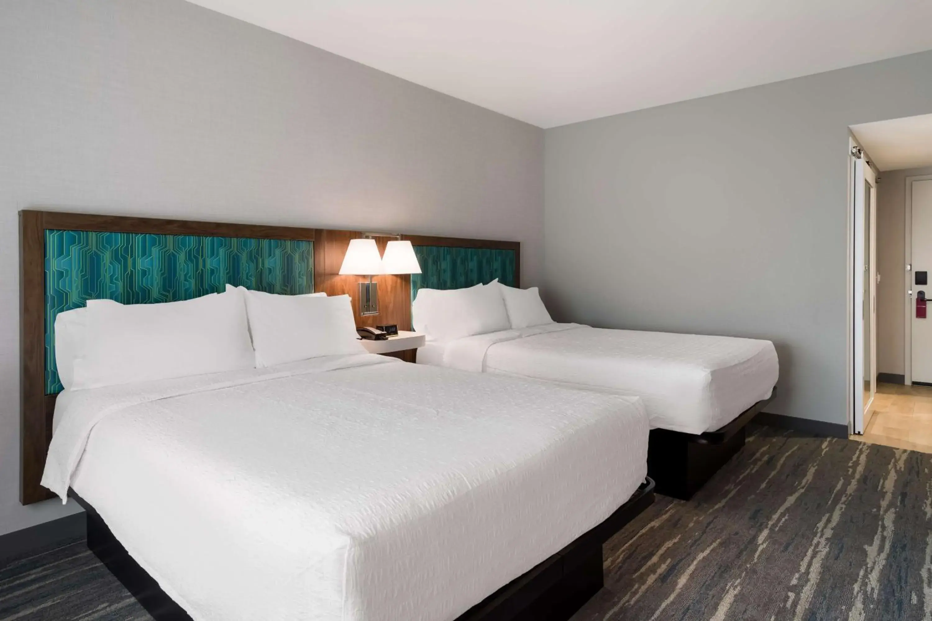 Bed in Hampton Inn Concord Bed in Hampton Inn Concord