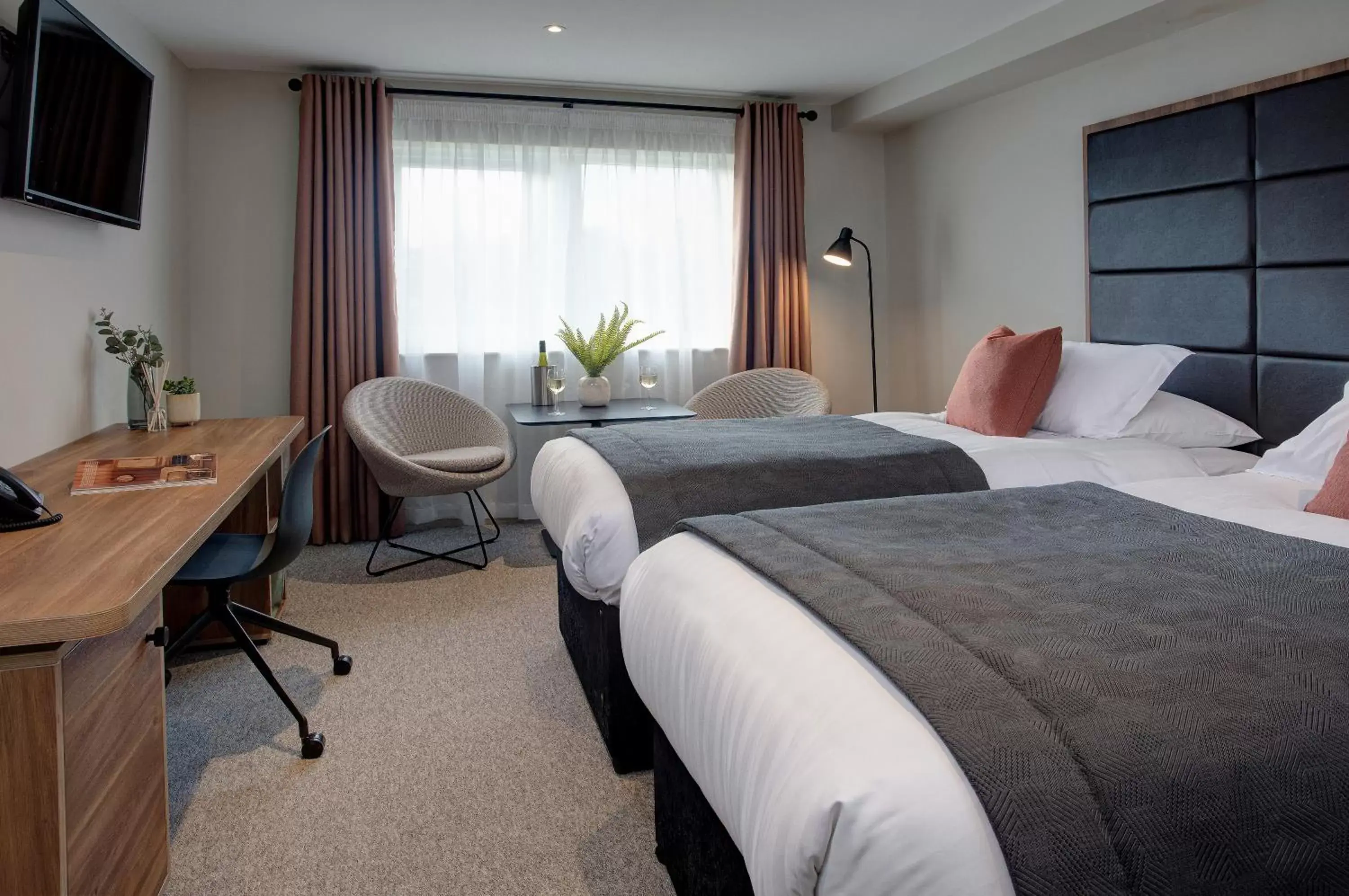 Bedroom in Mytton Fold Hotel, Ribble Valley