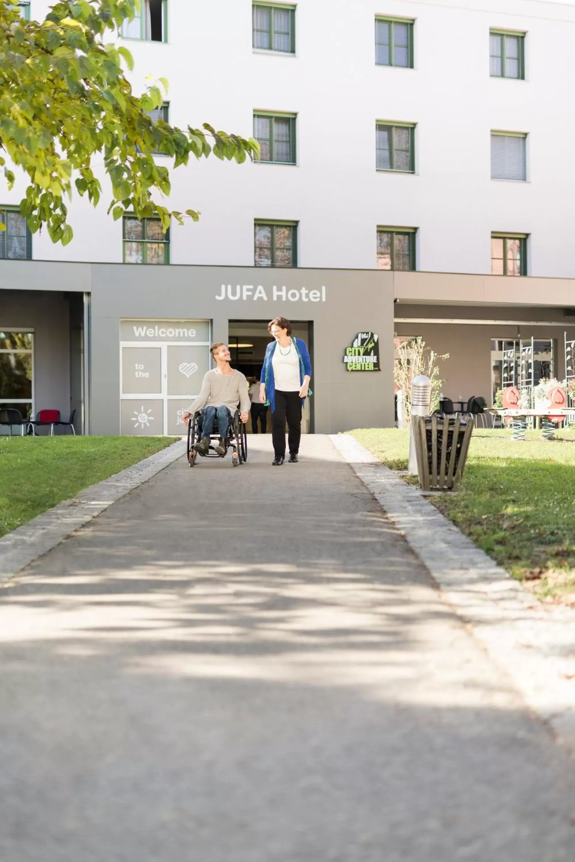 Facade/entrance in JUFA Hotel Graz