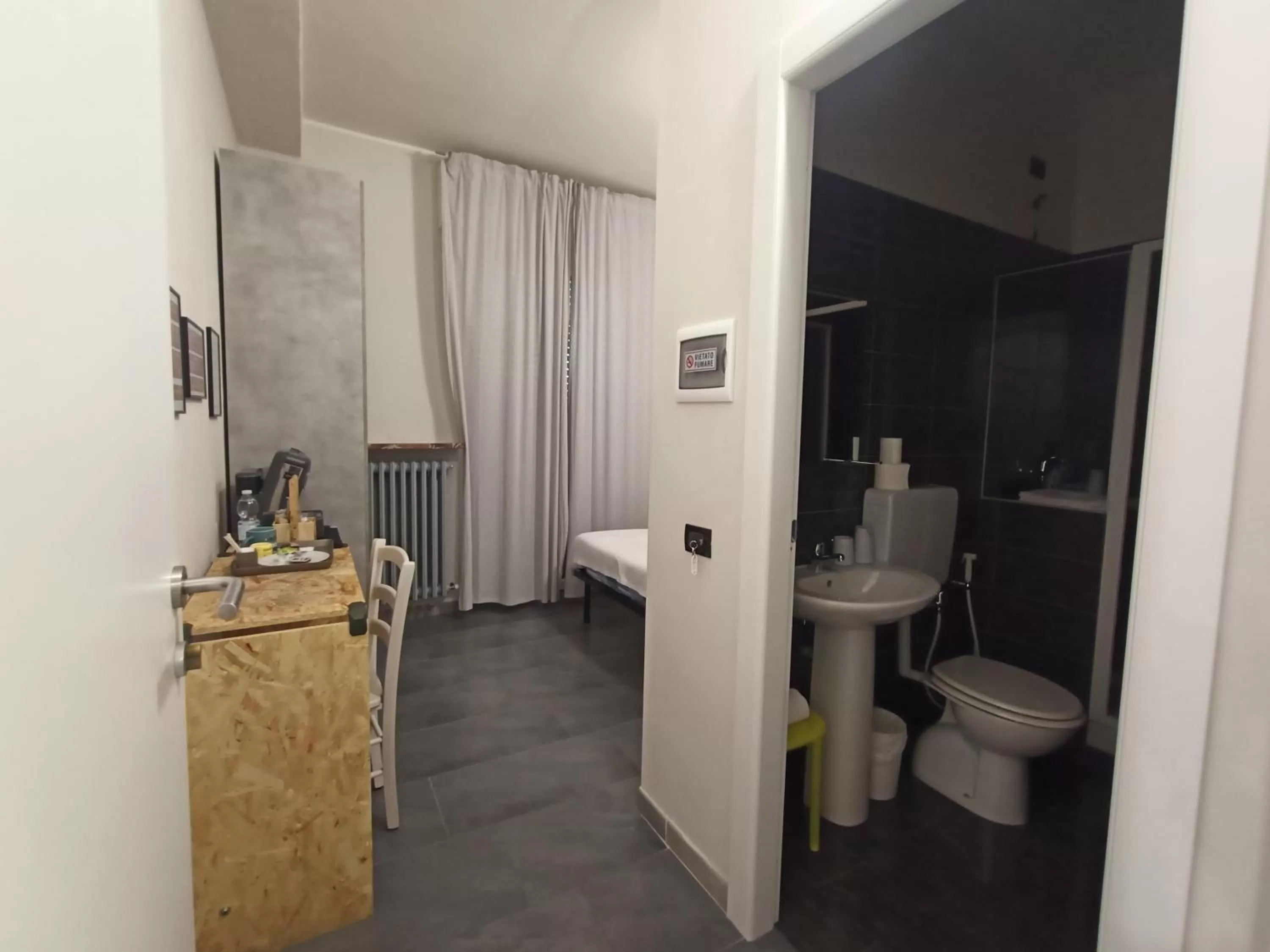 Bed, Bathroom in LE MURA Foresteria