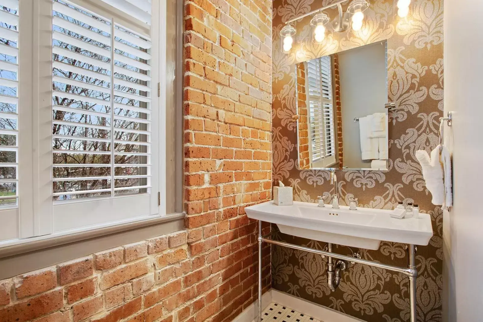 Bathroom in The Brakeman Hotel