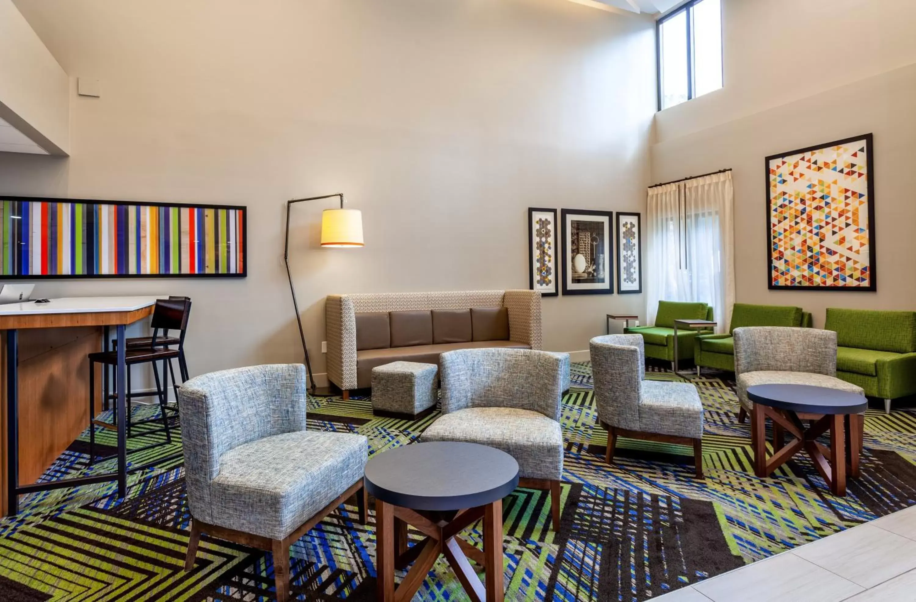 Lobby or reception, Seating Area in Holiday Inn Express Tampa-Brandon, an IHG Hotel
