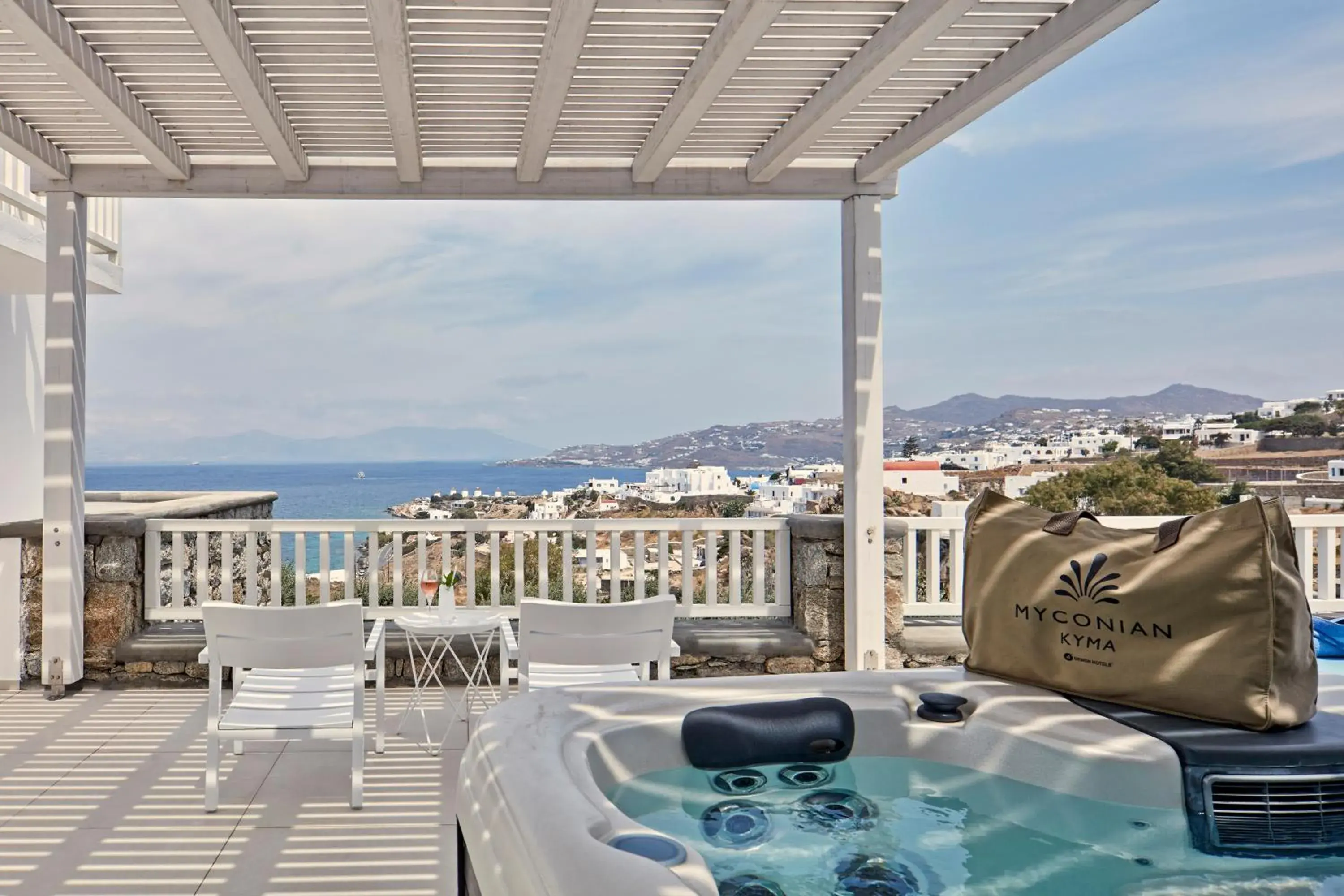 Balcony/Terrace in Myconian Kyma - Design Hotels