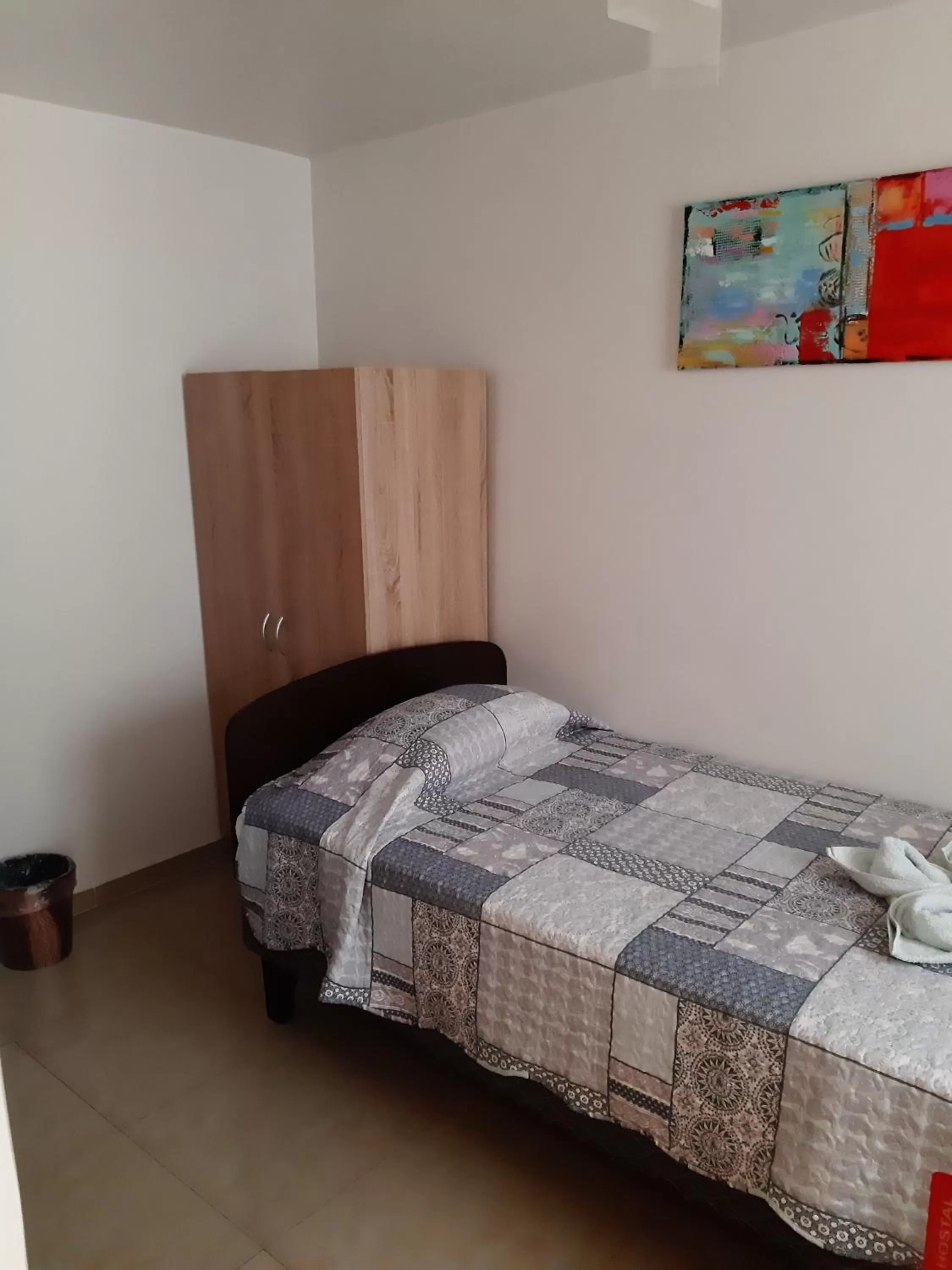 Bed in Hostal D' Silvia