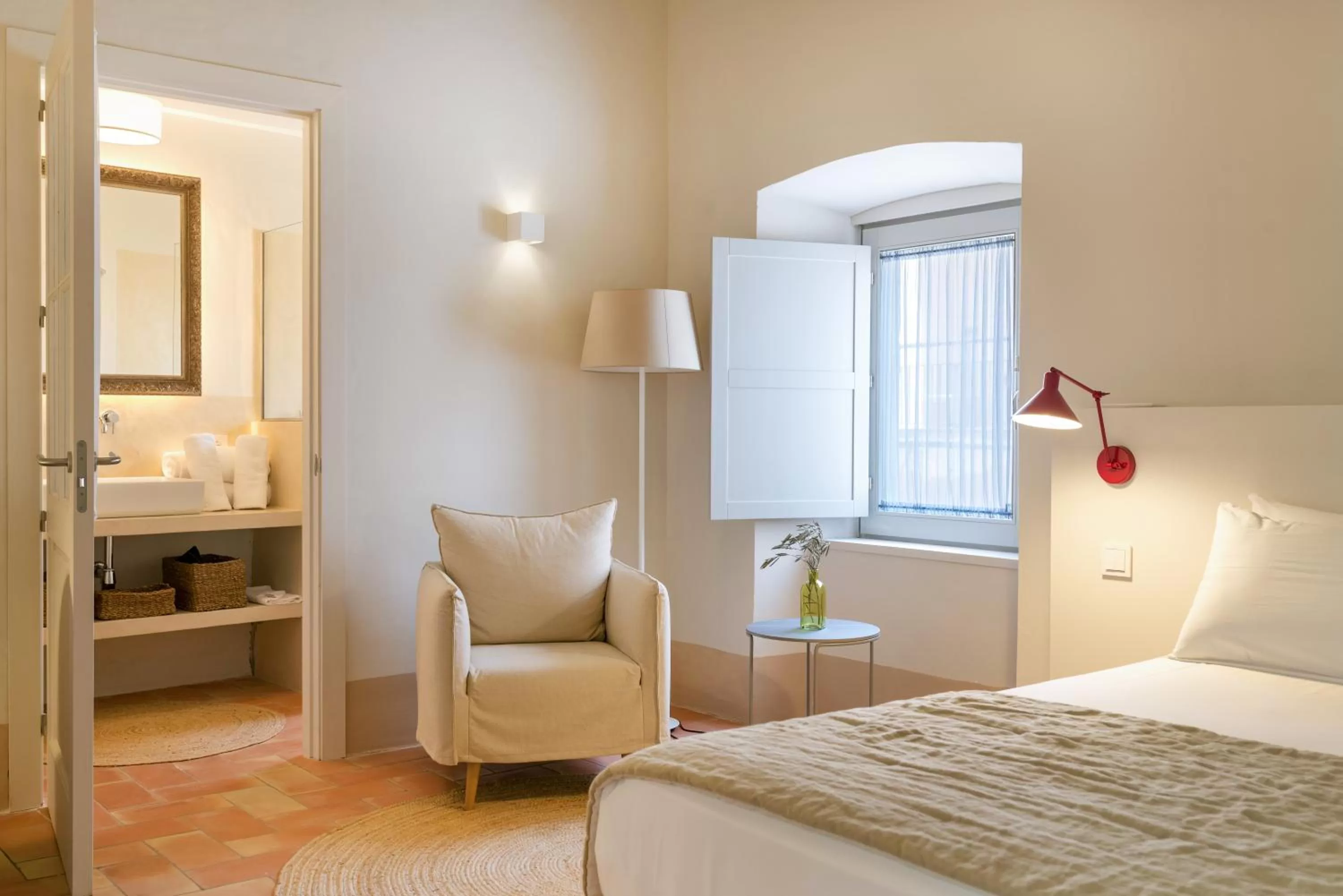 Bed in Can Mascort Eco Hotel