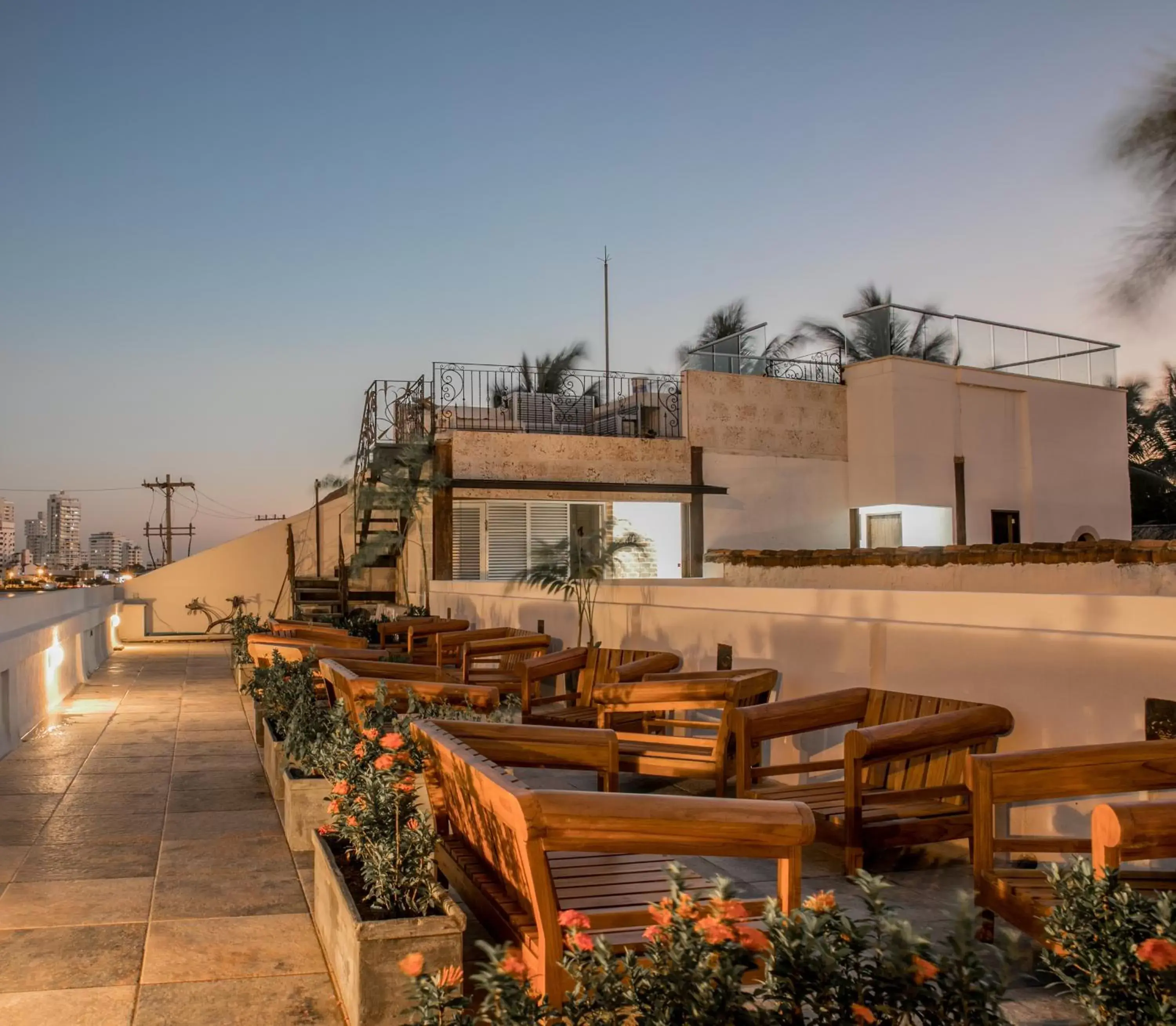 Patio in Getsemani Cartagena Hotel