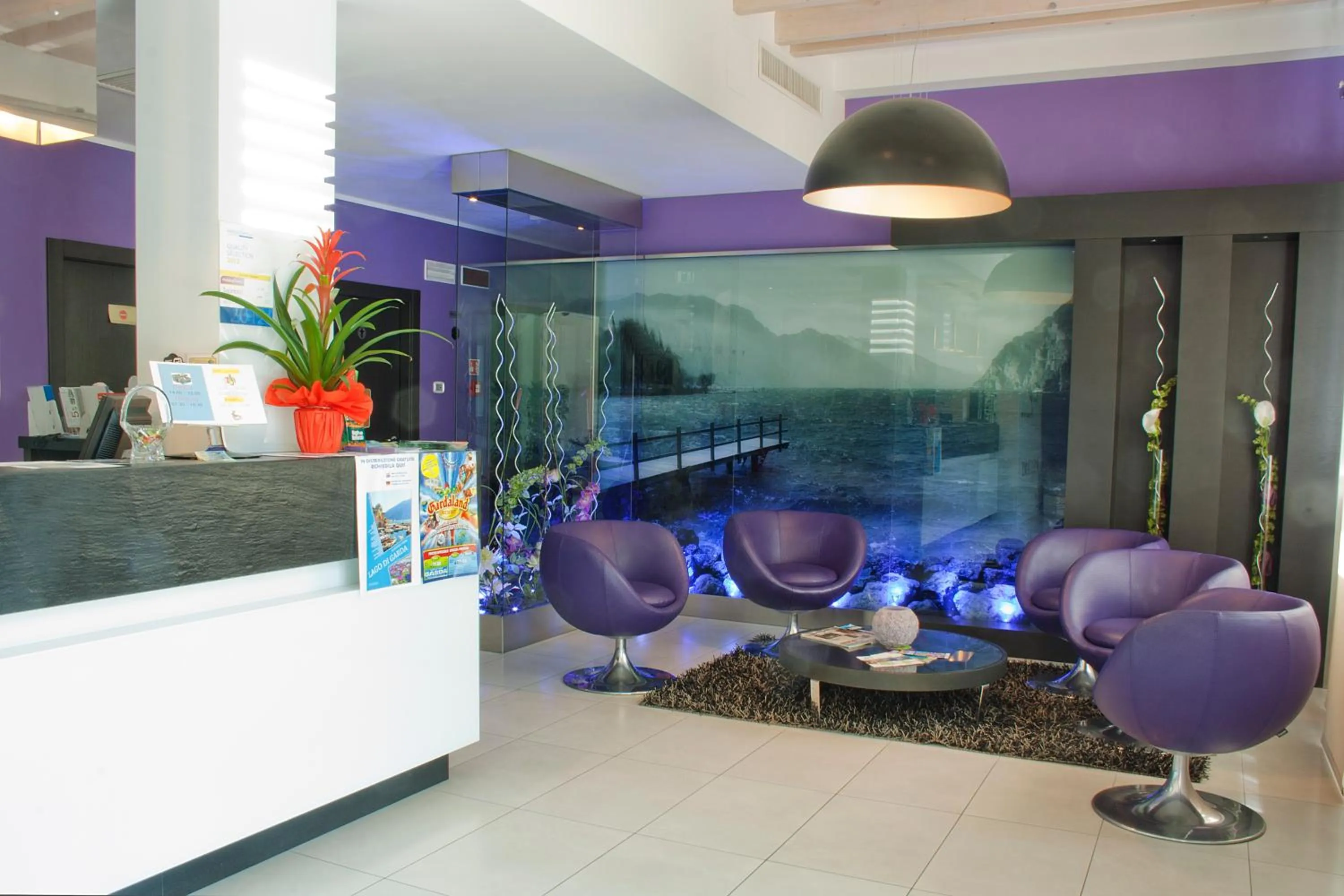 Lobby or reception in Ecohotel Primavera