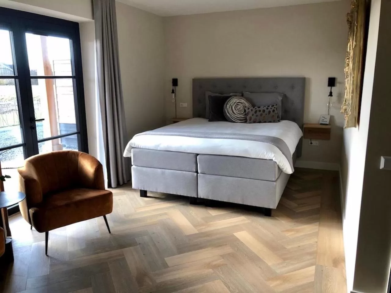 Bedroom, Bed in B&B de Cley