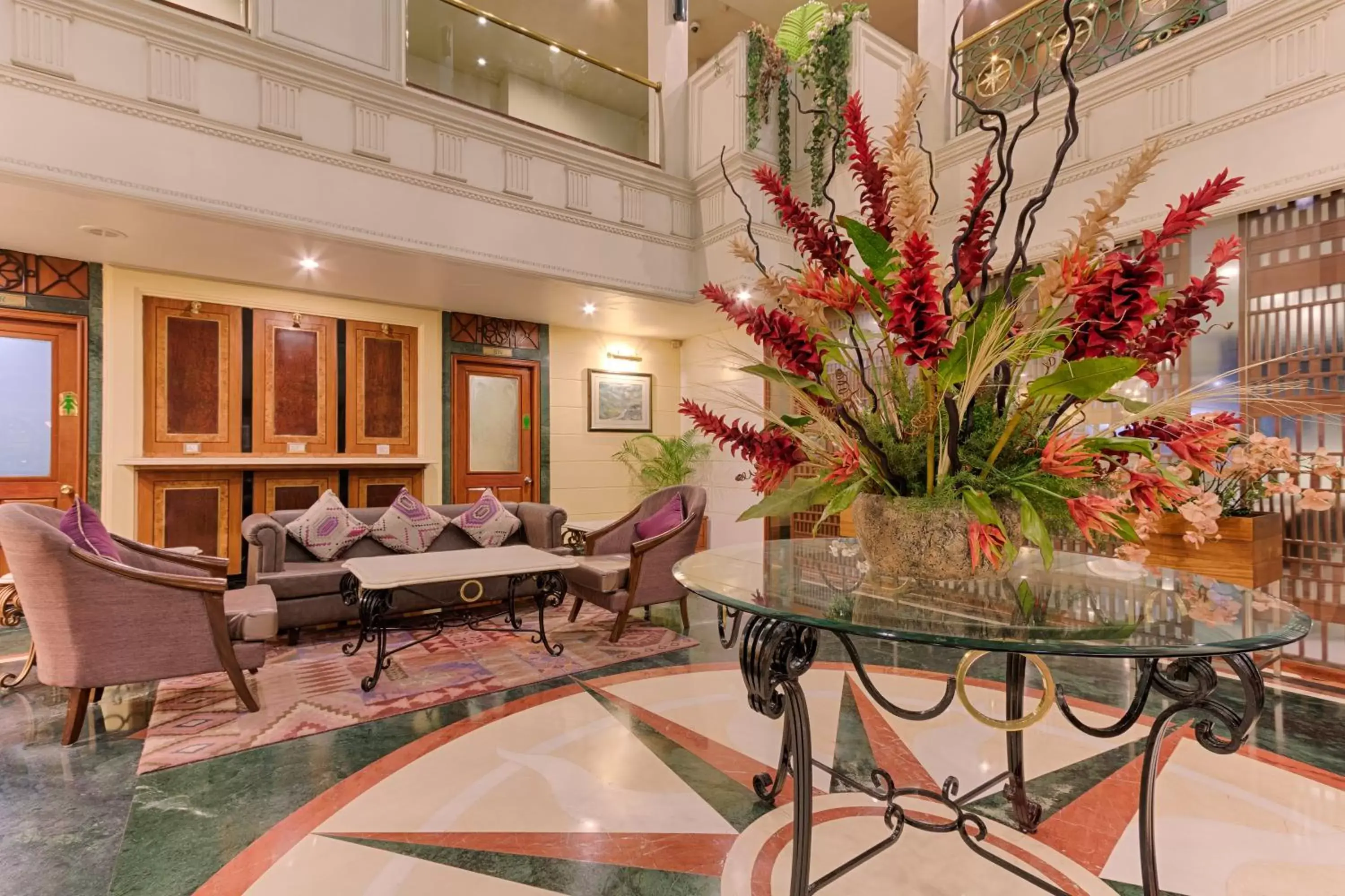 Lobby or reception in Quality Hotel D V Manor