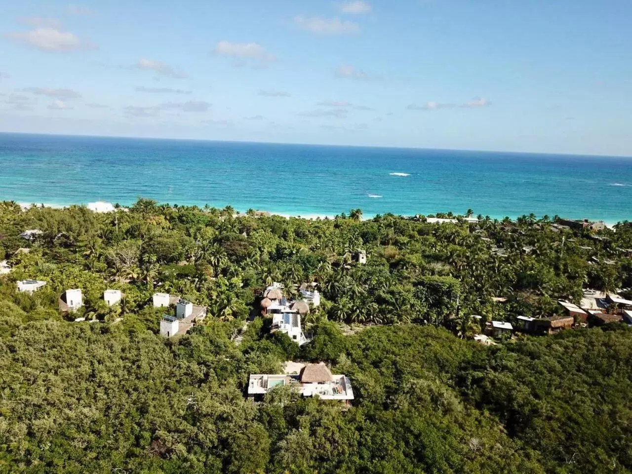 Natural landscape, Bird's-eye View in La Casa de Mia Tulum