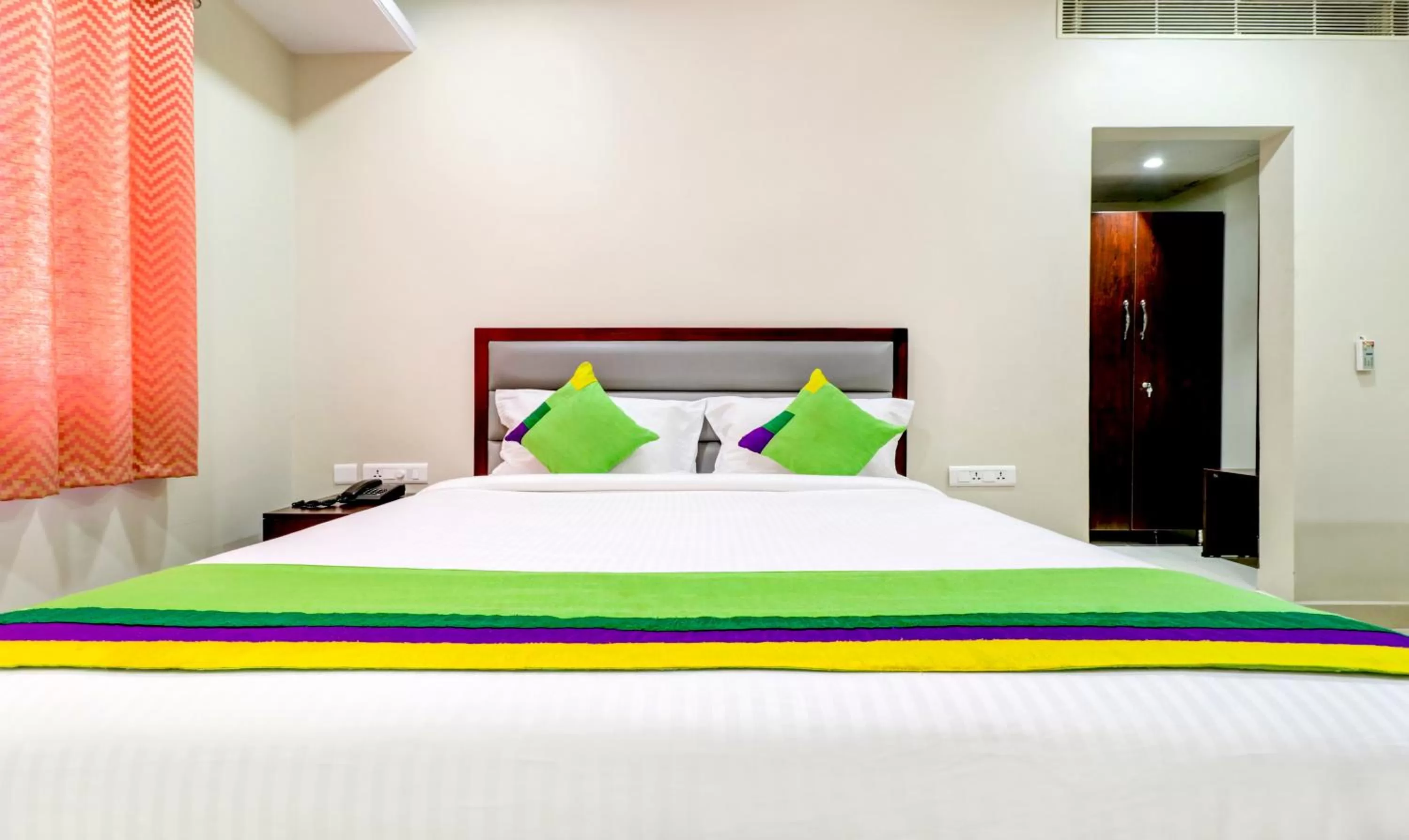 Bedroom, Bed in Treebo Grand Milan