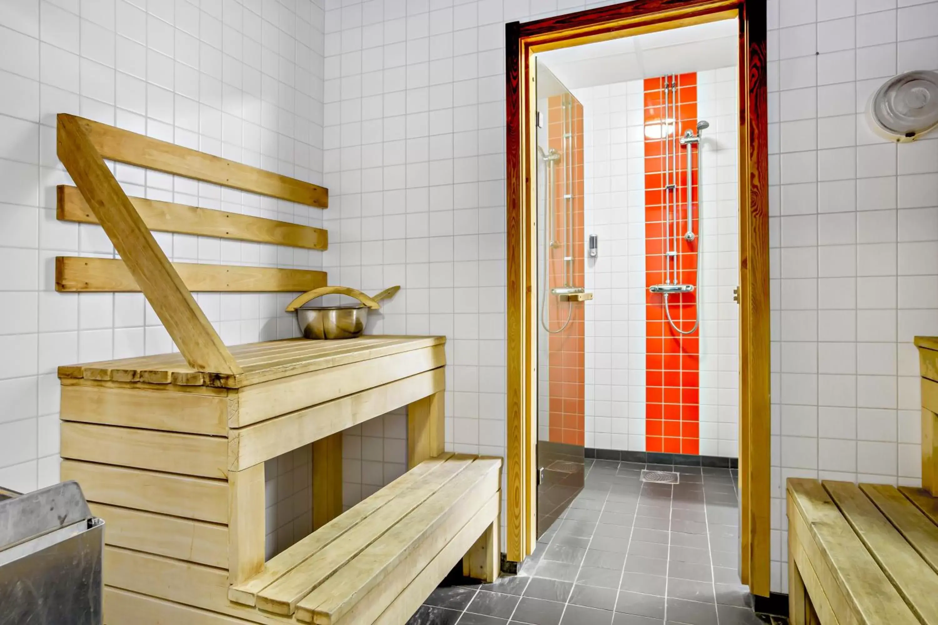 Sauna in Connect Hotel Stockholm