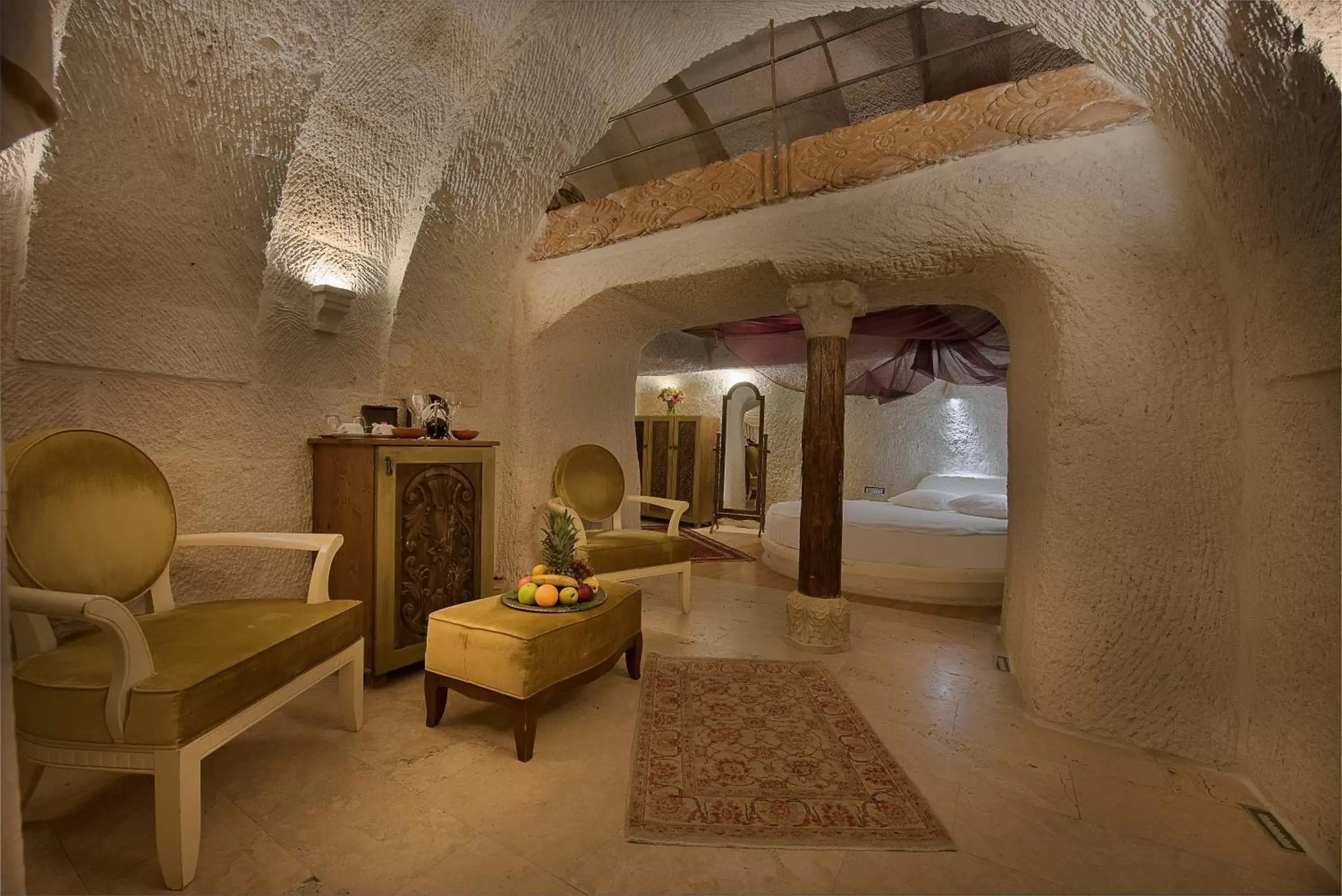 Bedroom, Seating Area in Anatolian Houses Cave Hotel & SPA