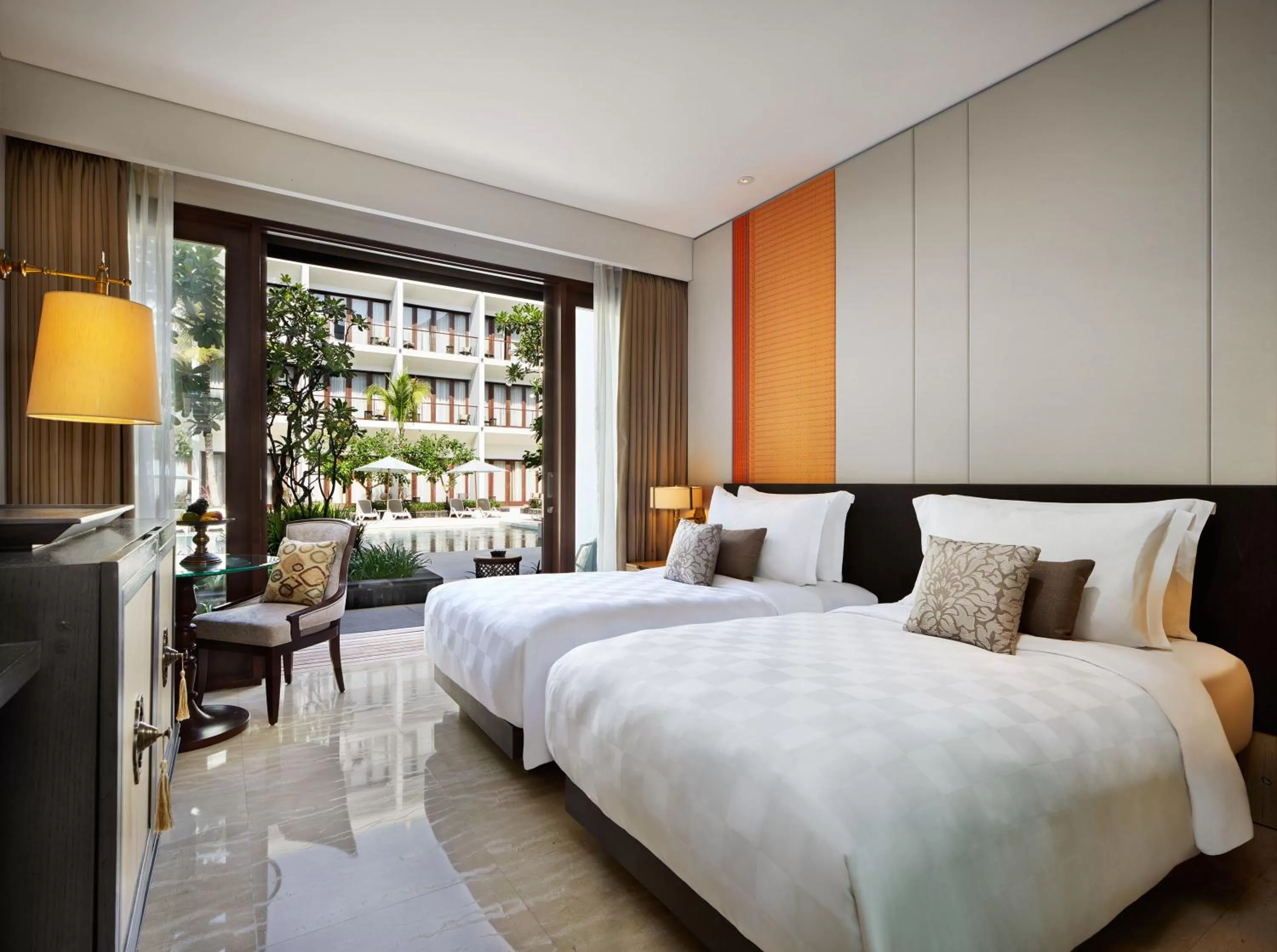 Bed in The Anvaya Beach Resort Bali