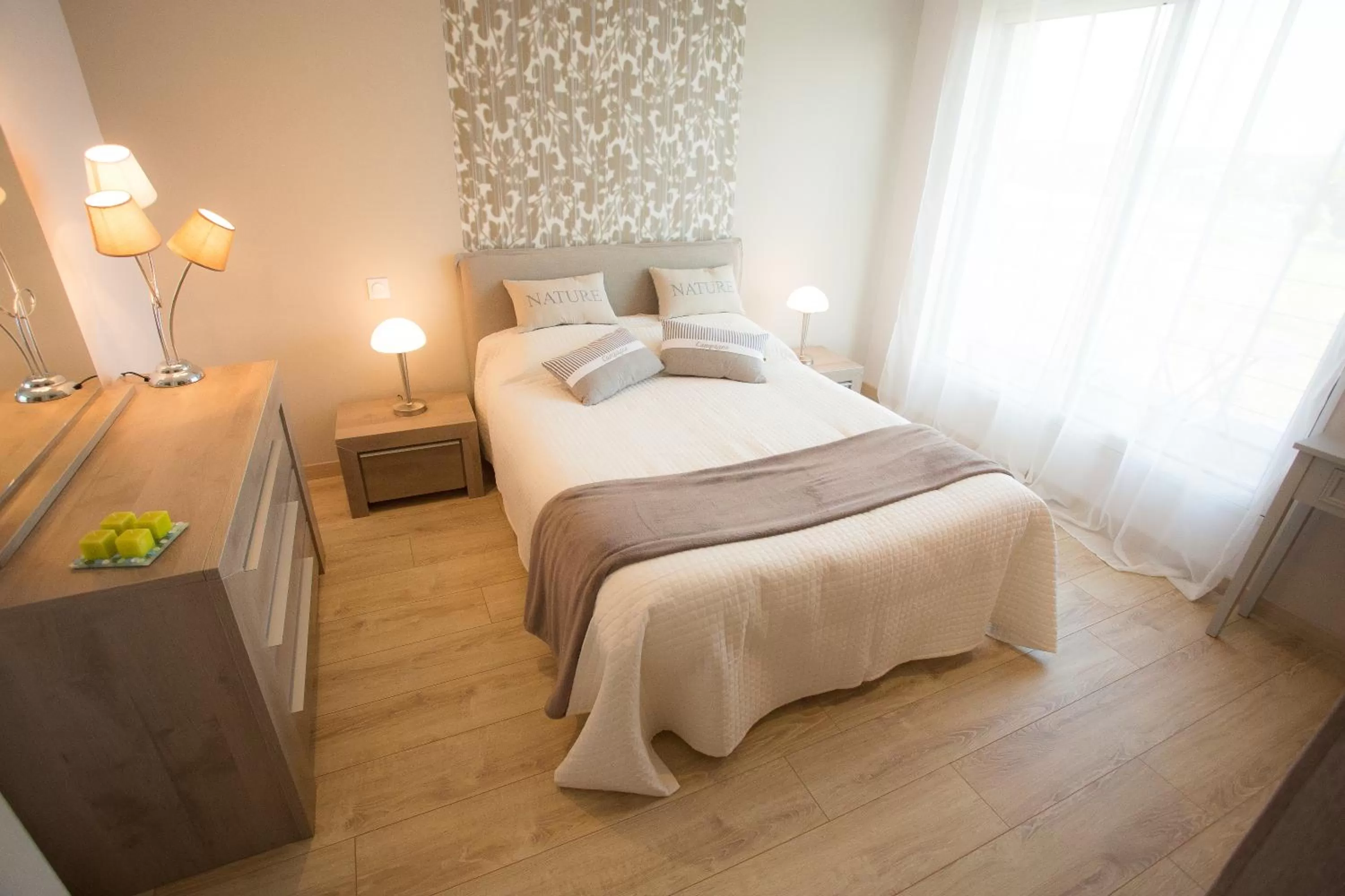 Photo of the whole room, Bed in Chambre d'hôtes Les Bruyères