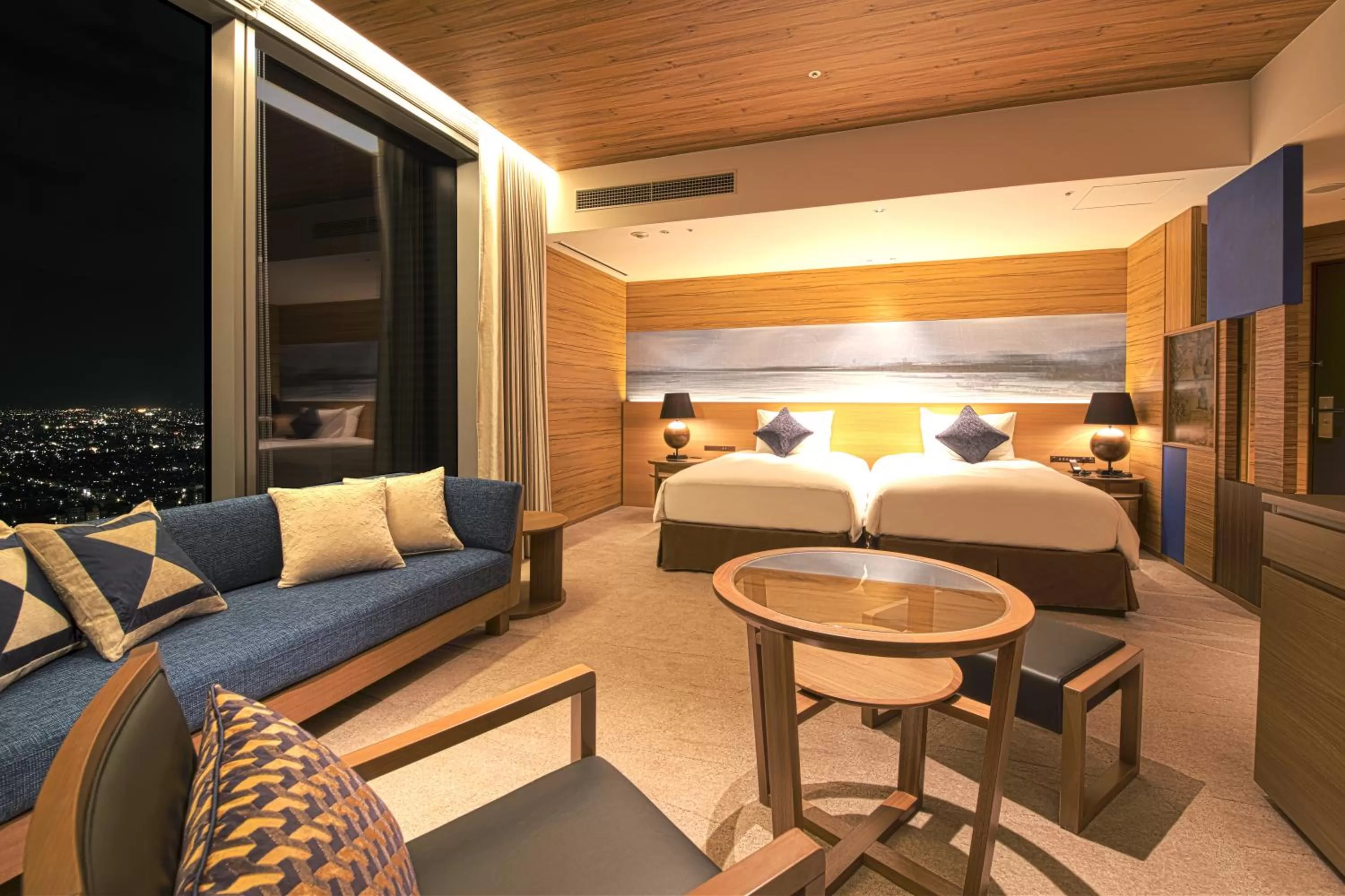 Photo of the whole room, Bed in Nagoya Prince Hotel Sky Tower