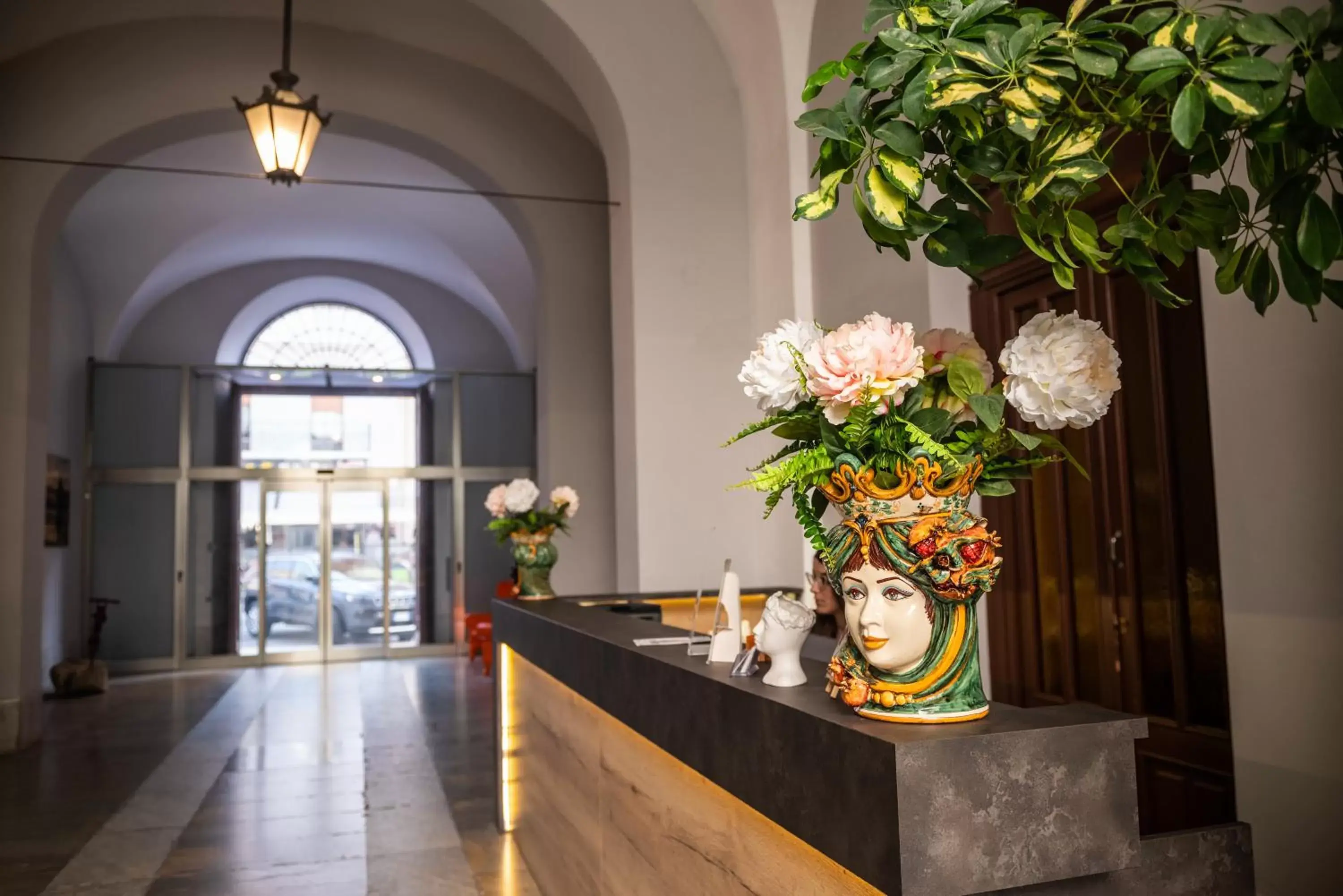 Lobby or reception in Historico Loft & Rooms Palazzo Adragna XIX Lobby or reception in Historico Loft & Rooms Palazzo Adragna XIX