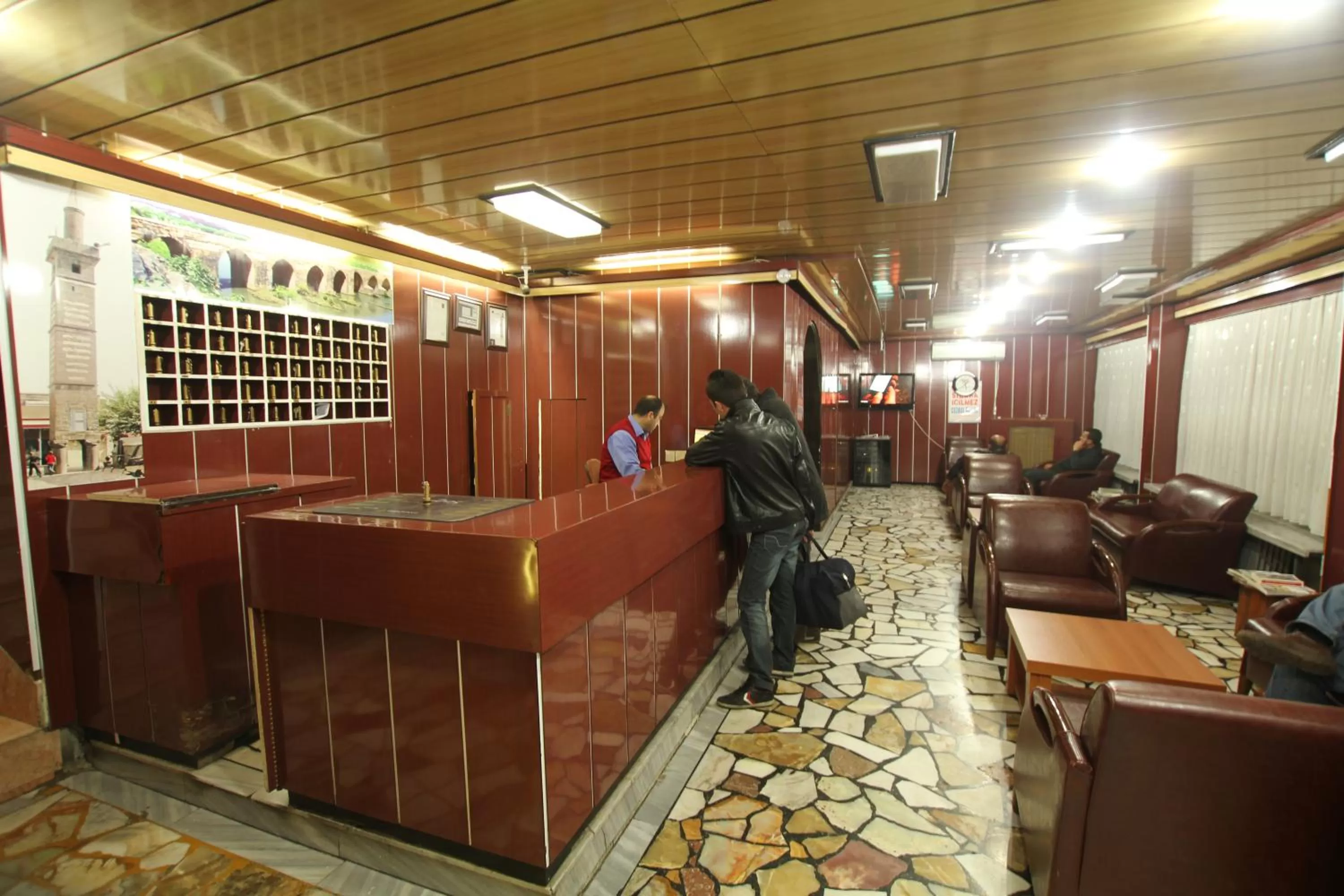 Lobby or reception in Köprücü Hotel