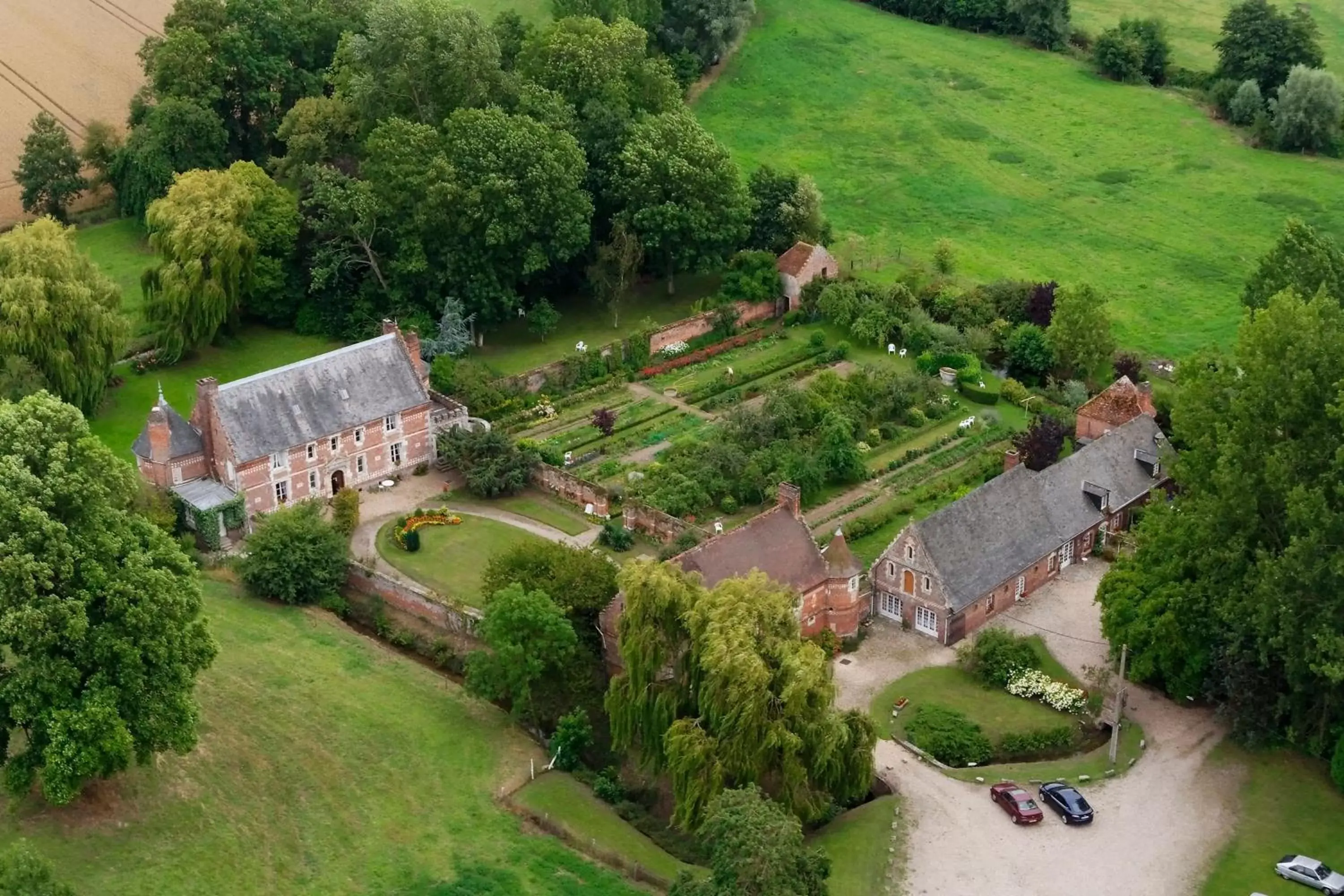 Area and facilities, Bird's-eye View in Auberge du Manoir d'Archelles