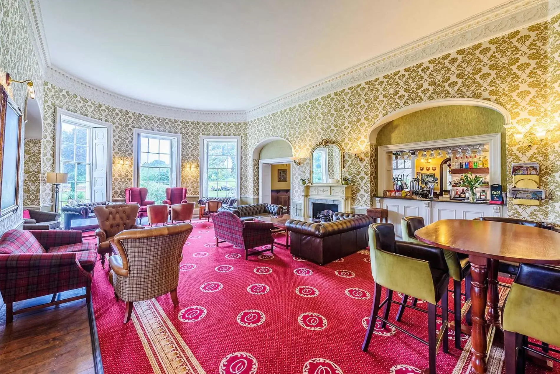 Lounge or bar, Lounge/Bar in Owston Hall Hotel