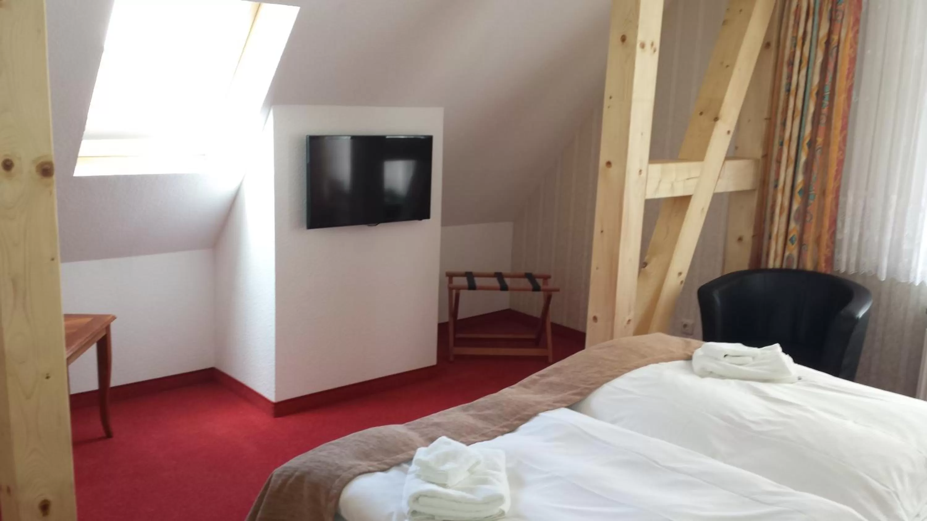 Bed in Hotel Doberaner Hof