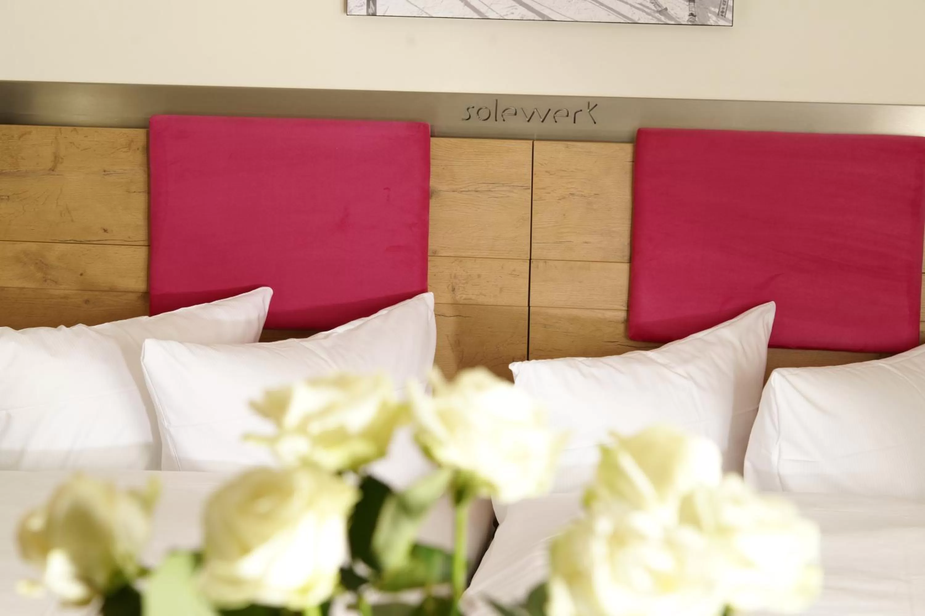 Bed in SOLEWERK Hotel