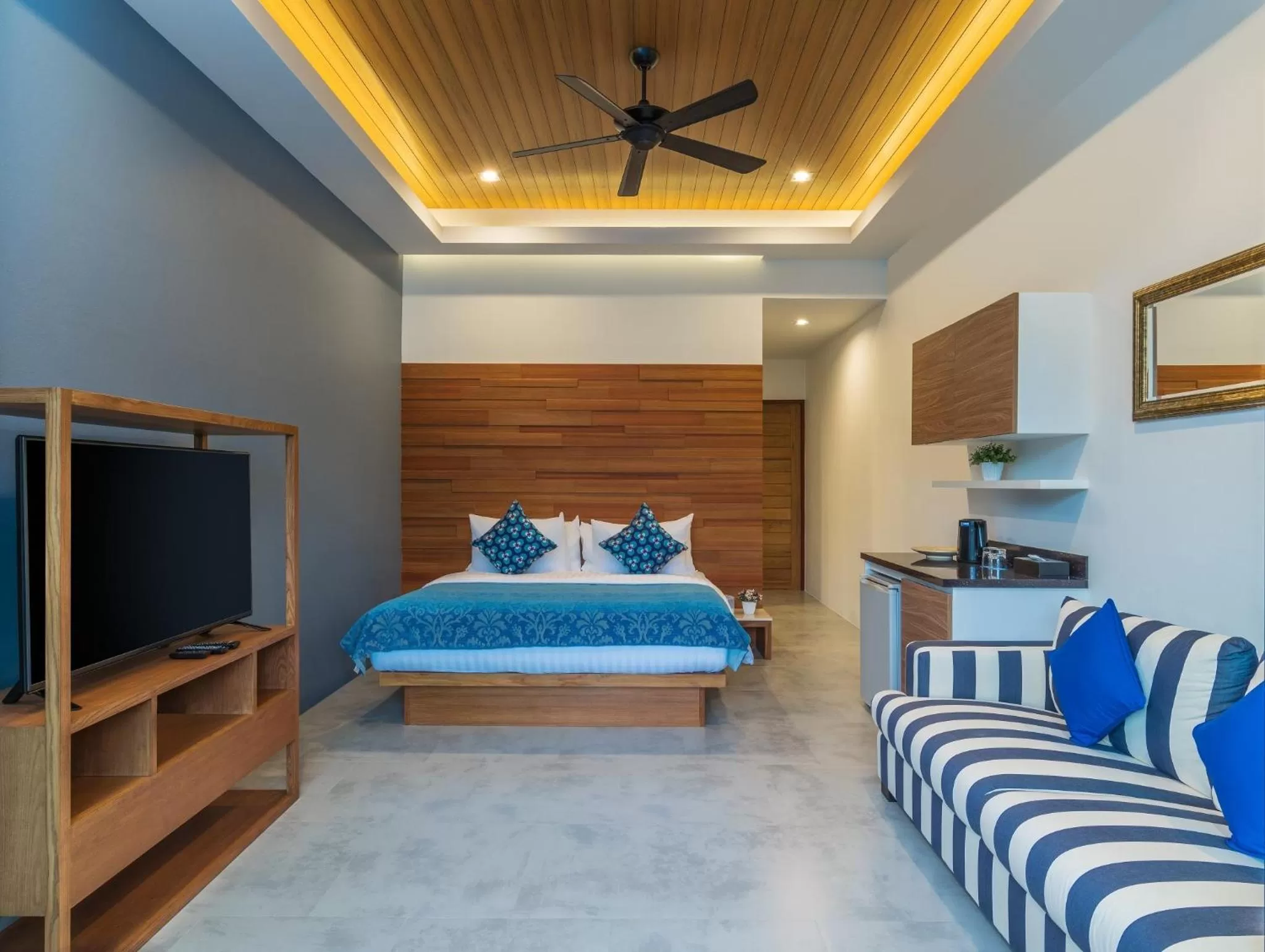 Photo of the whole room, Bed in Vann Hua Hin Resort