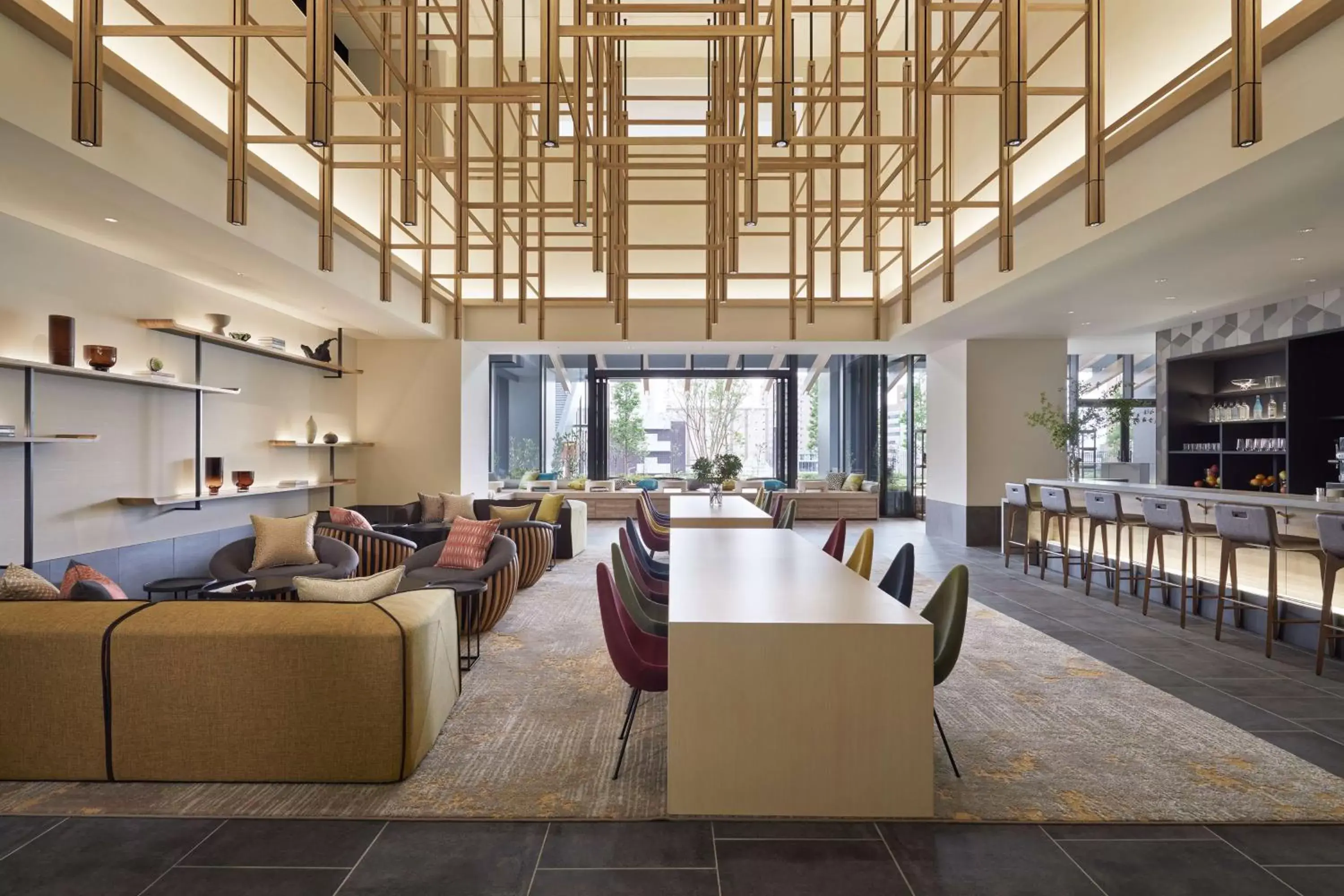 Lobby or reception, Restaurant/Places to Eat in Hyatt House Kanazawa