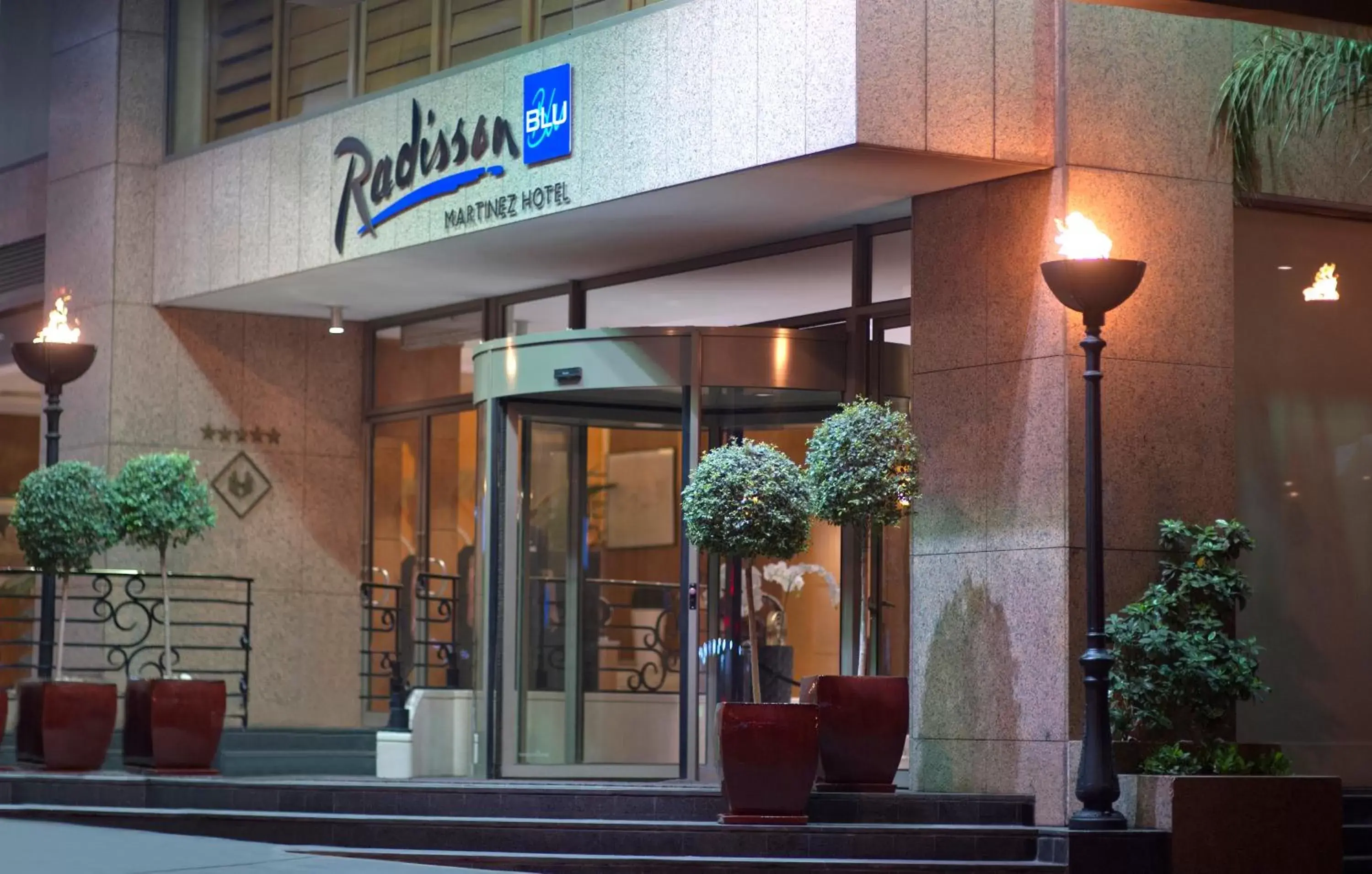 Facade/entrance in Radisson Blu Martinez Beirut