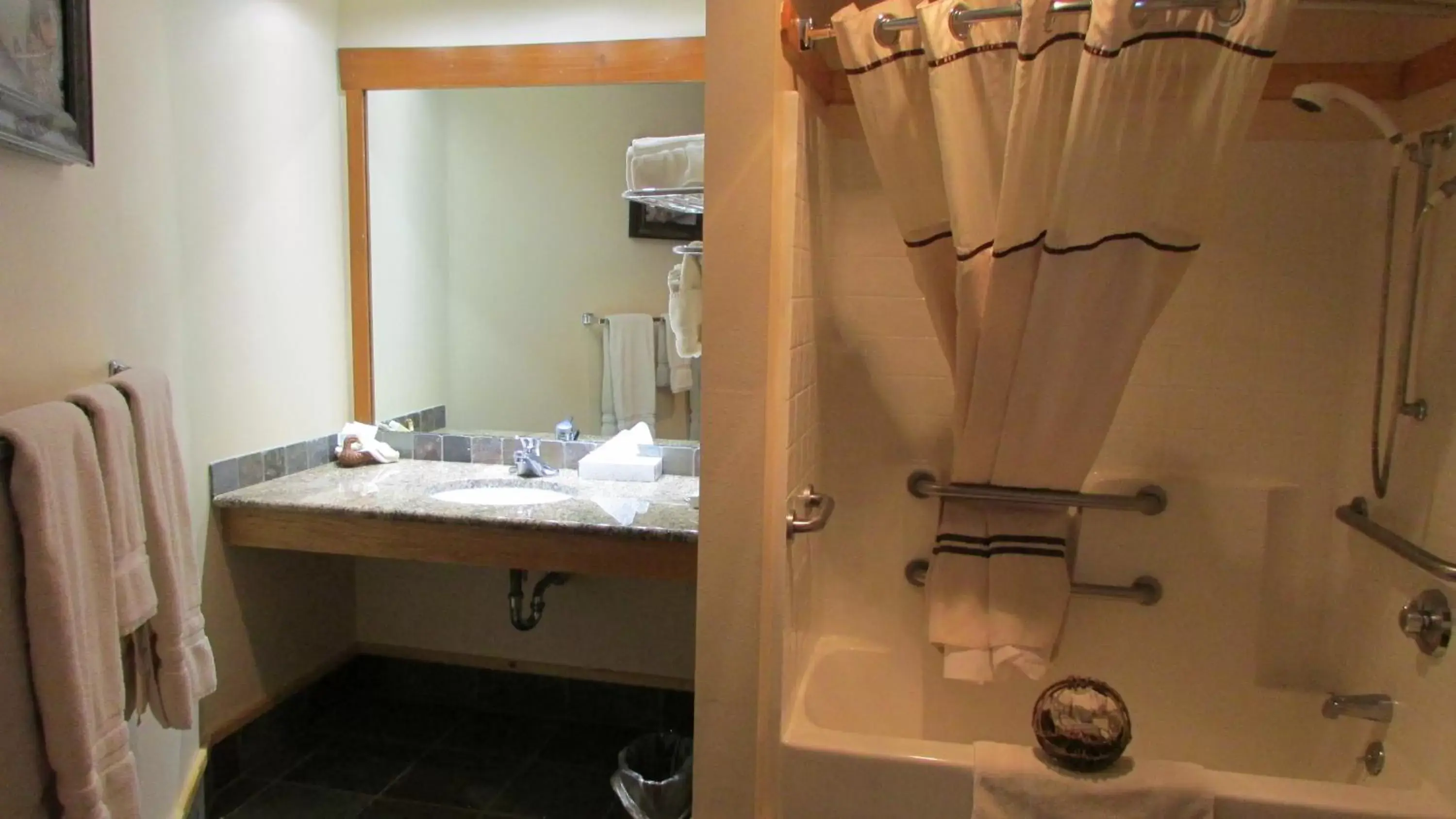 Bathroom in Spearfish Canyon Lodge