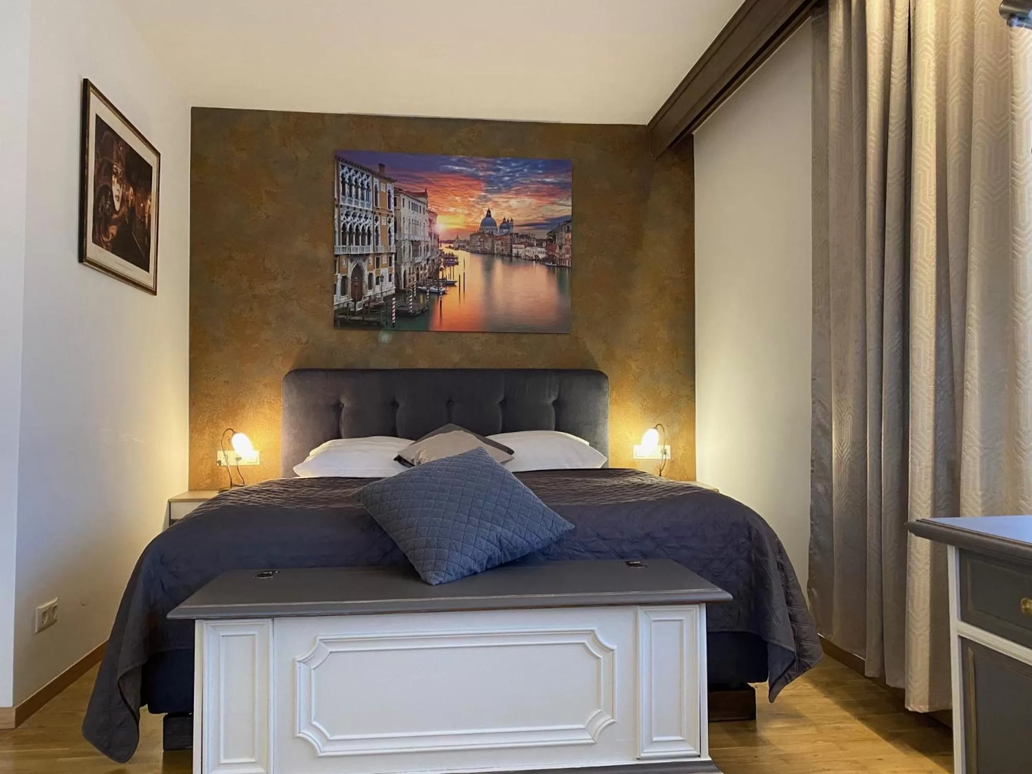 Bed in Villa Martini Boutiquehotel