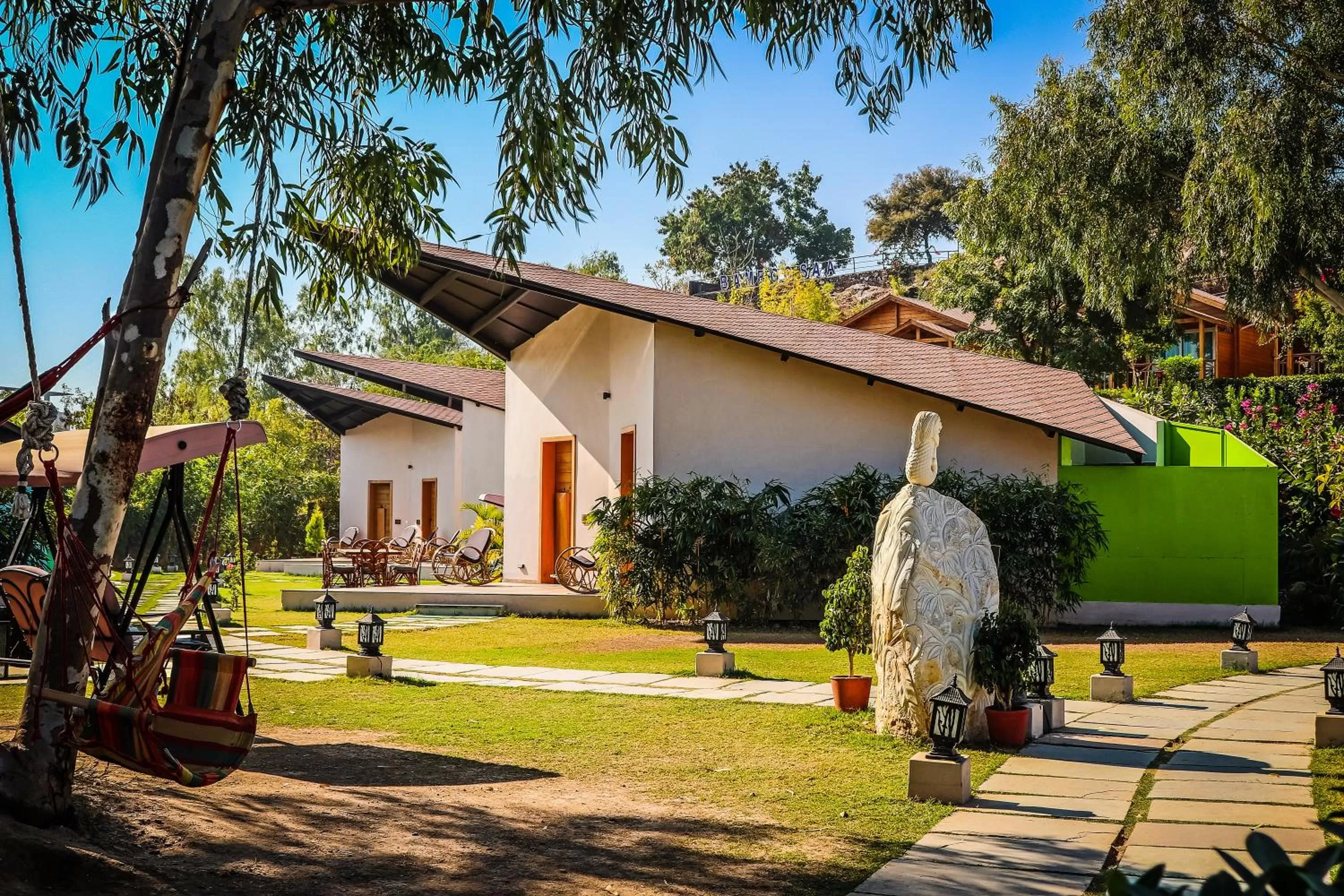Facade/entrance in Bamboo Saa Resort & Spa - Udaipur