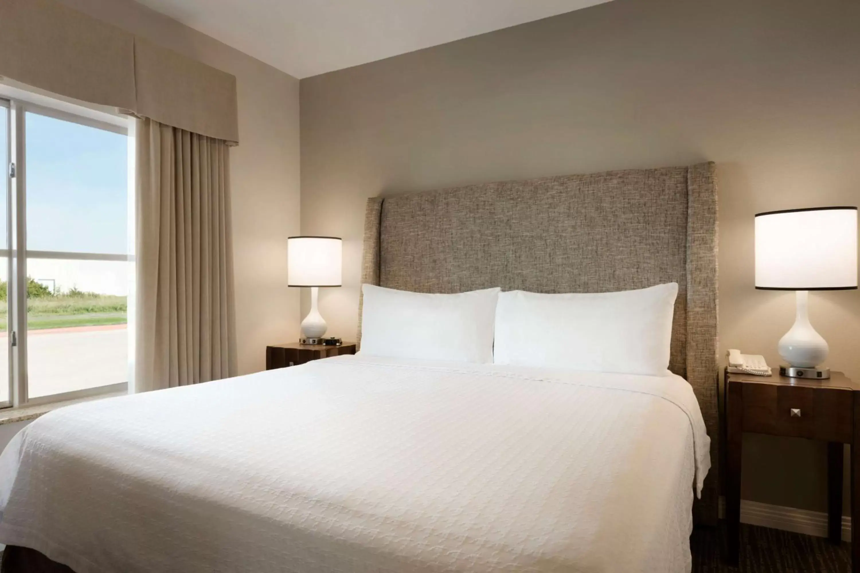 Bed in Homewood Suites by Hilton Plano-Richardson