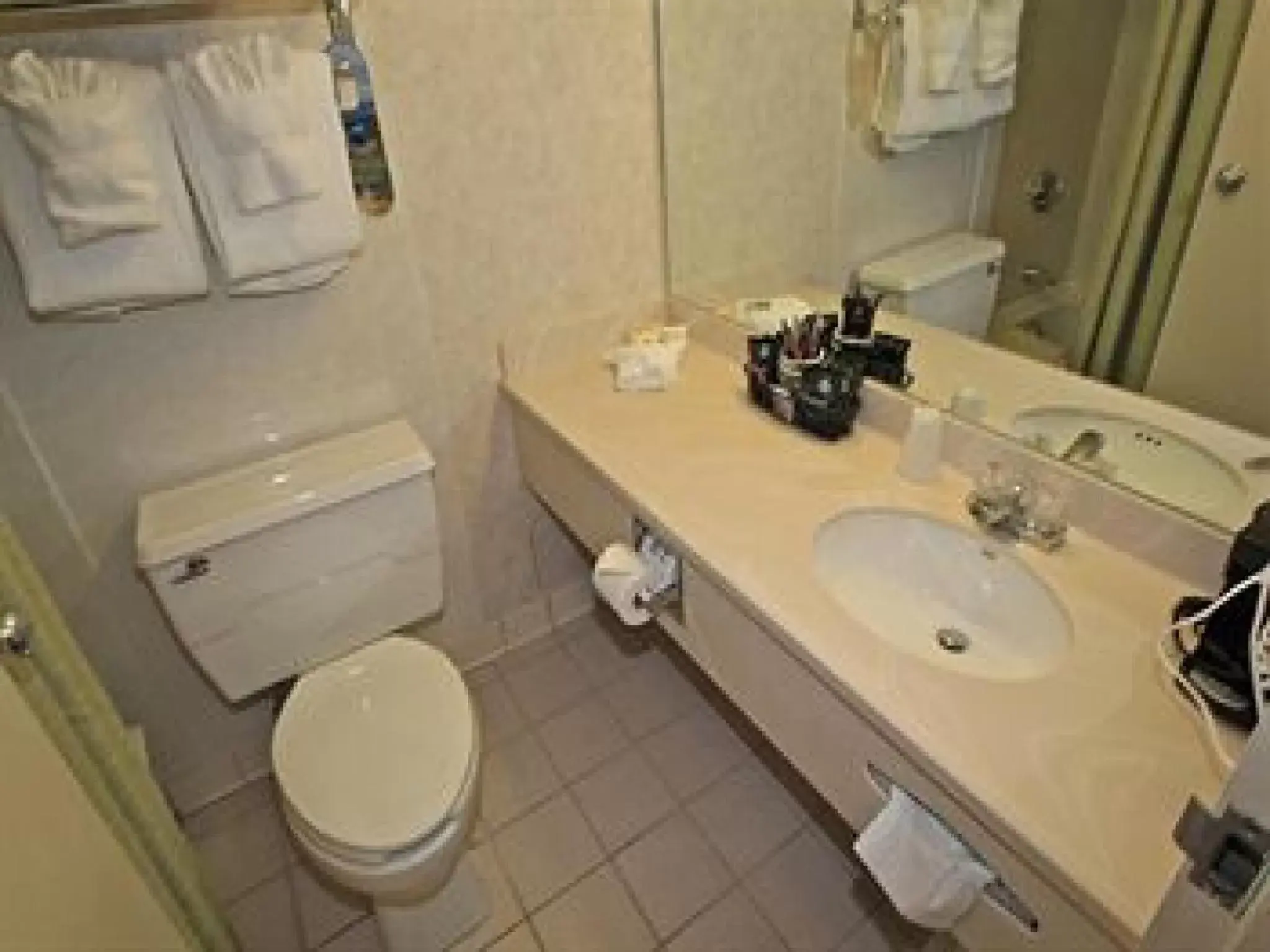 Toilet, Bathroom in Fireside Inn & Suites Portland