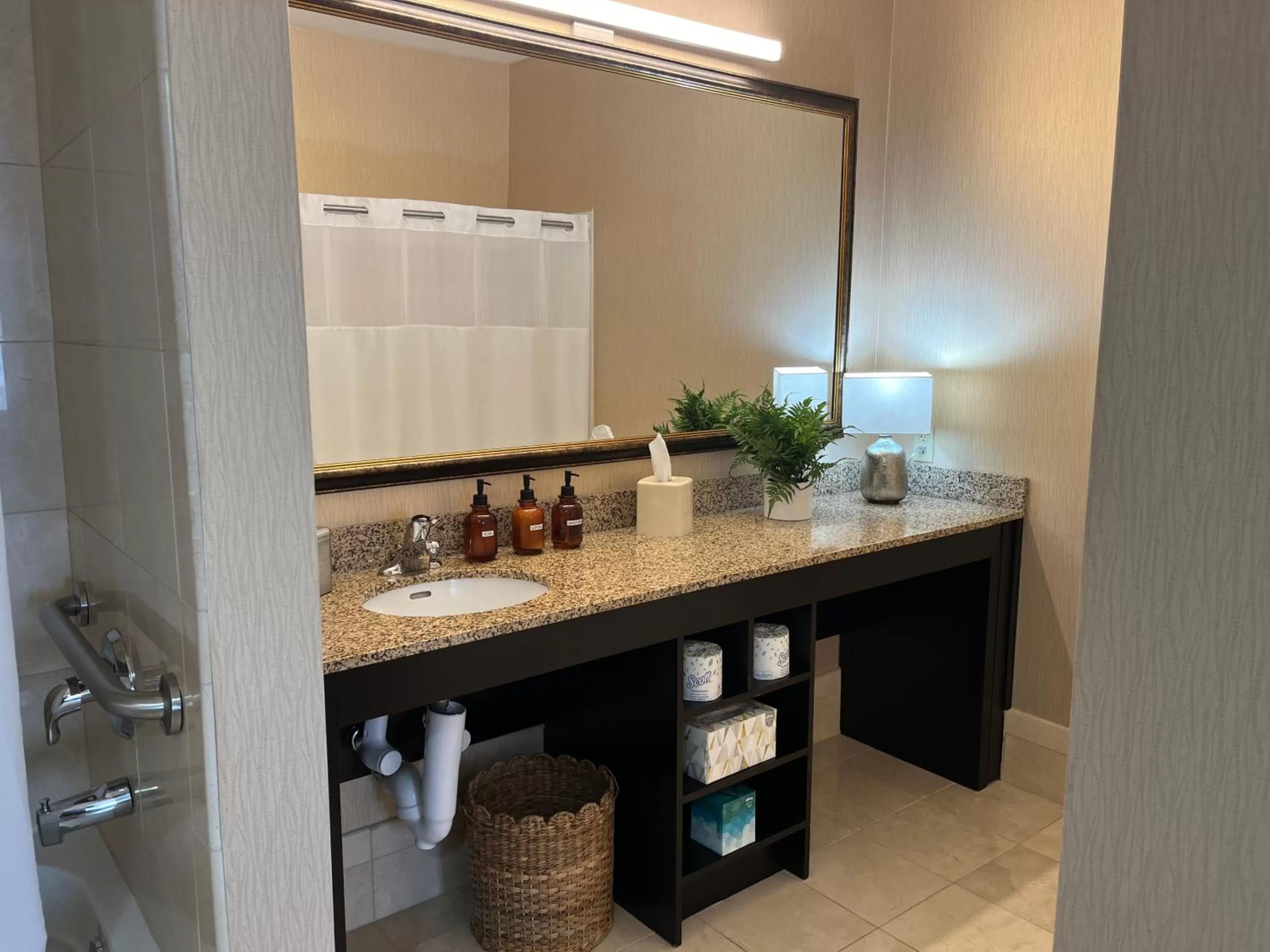 Bathroom in Hawthorn Extended Stay by Wyndham West Palm Beach