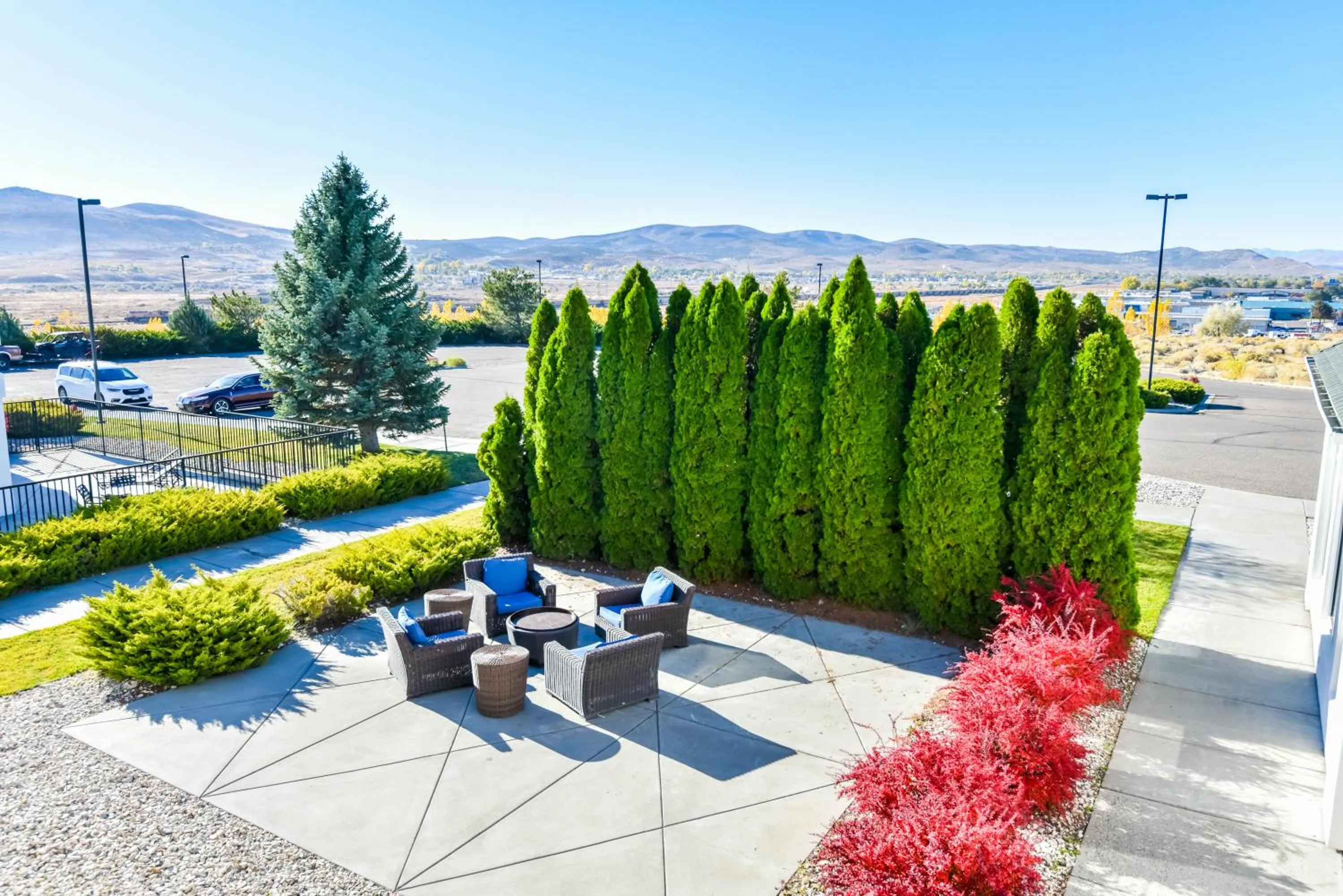 Patio in Shutters Hotel