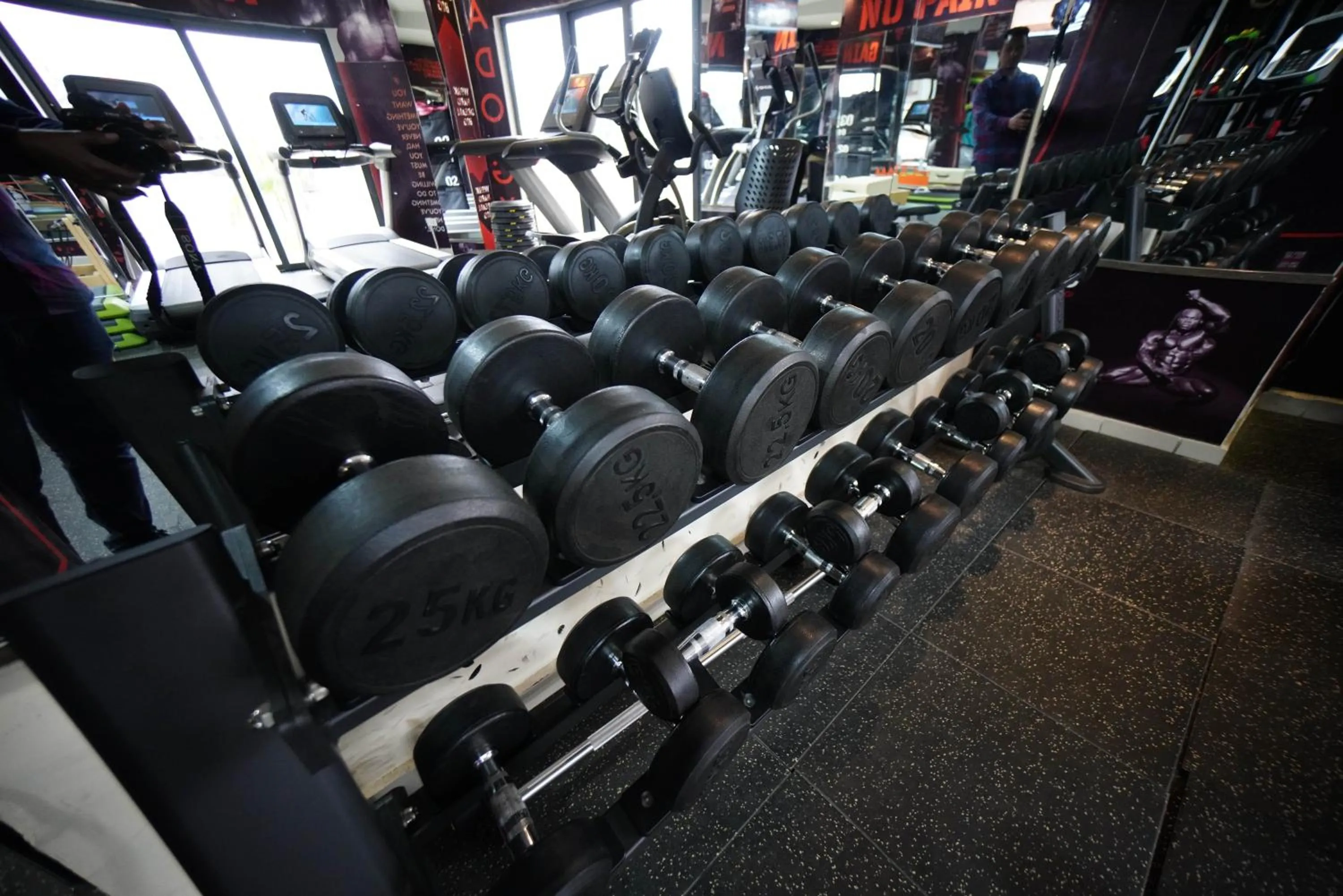 Fitness centre/facilities in Mado Hotel