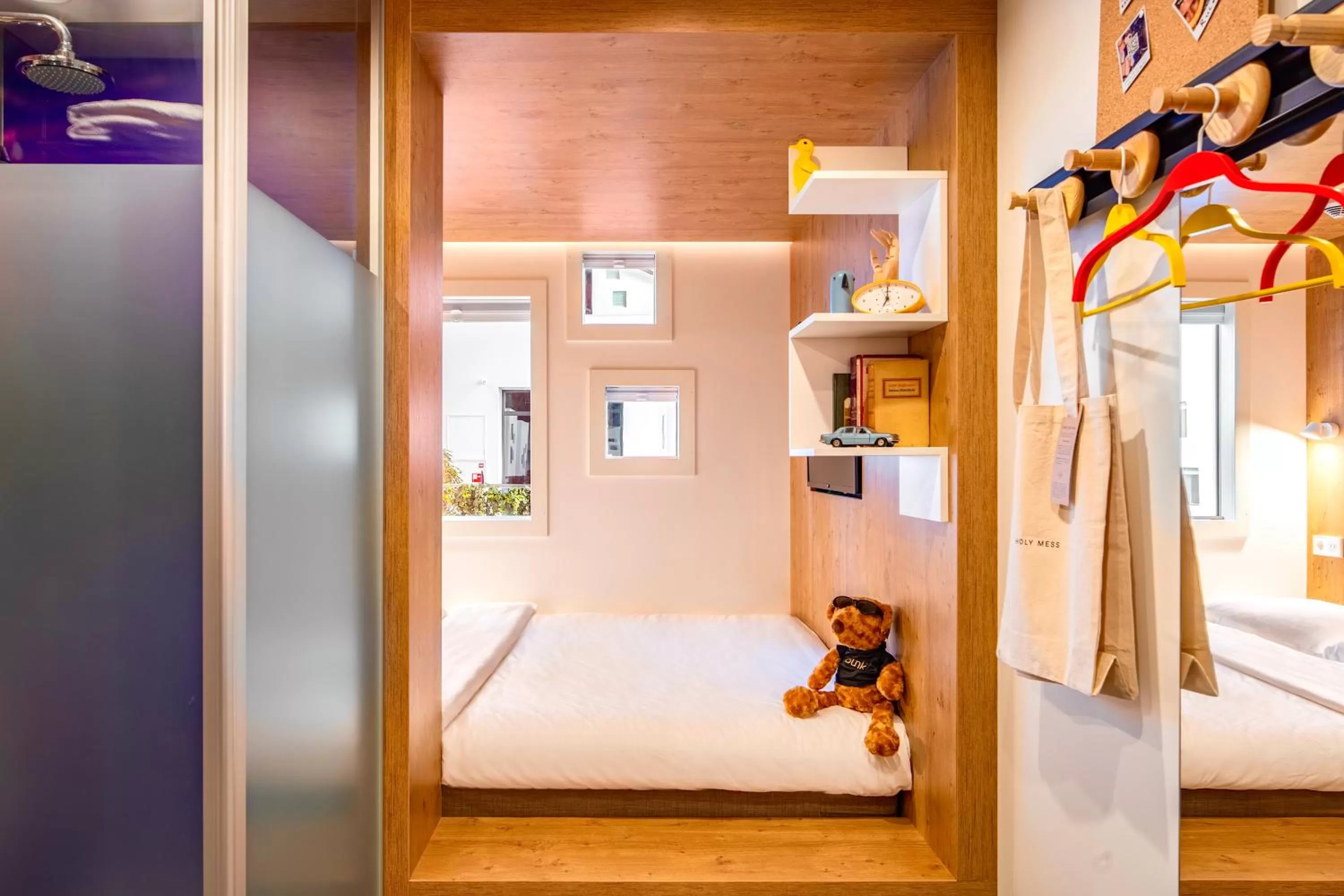 Bed in Bunk Hotel Amsterdam