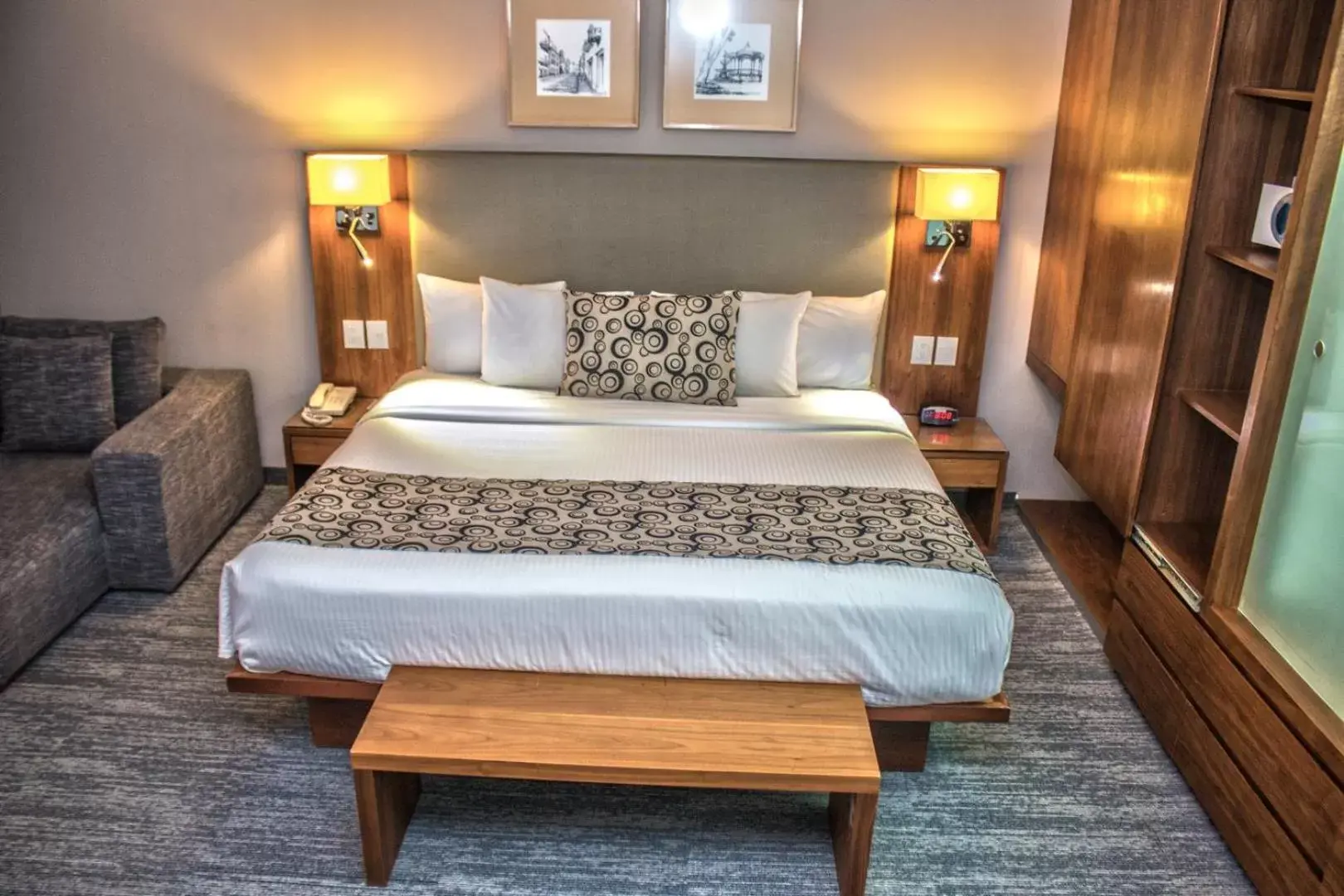 Bed in Casa Inn Premium Hotel Queretaro