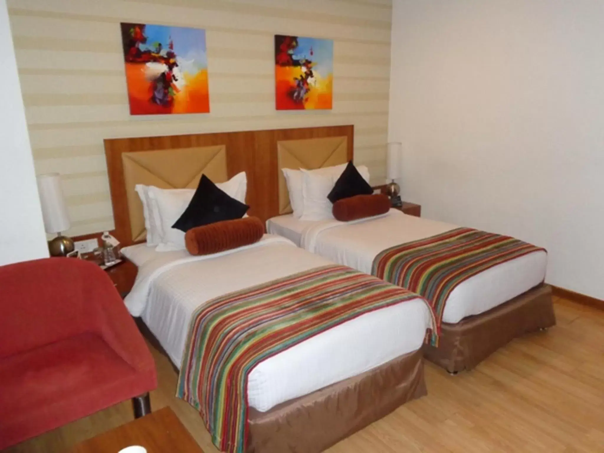 Photo of the whole room, Bed in Ramada Ahmedabad